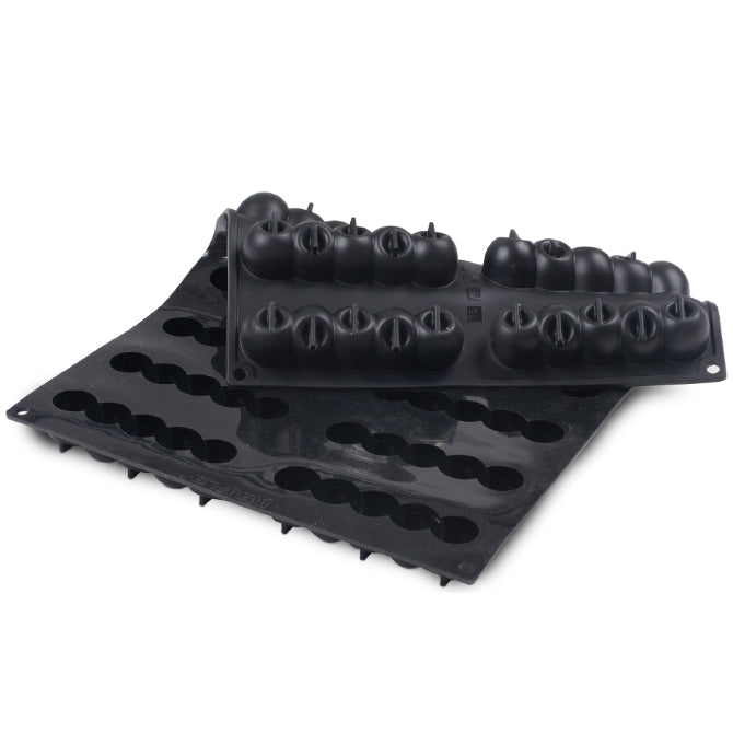 Antonio Bachour Pavoflex Silicone Mold - 14 Cavity Ball Shape Baking Mold for Chocolate, Candy, Soap & Resin - Perfect for Home Baking, DIY Crafts & Professional Dessert Making