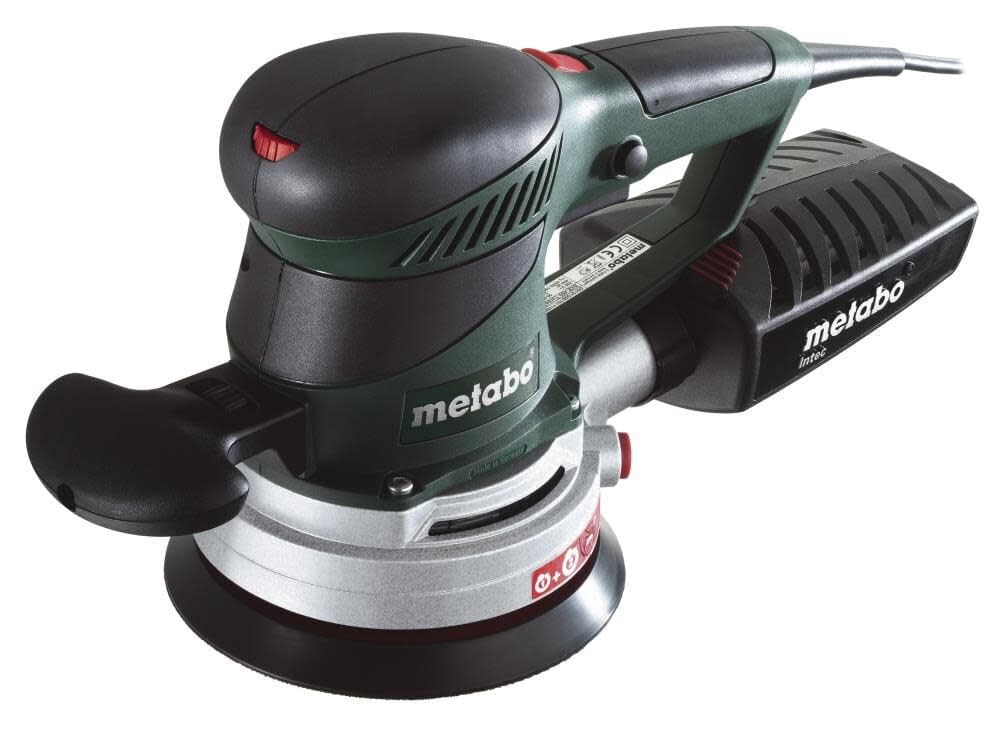 Metabo SXE 450 TurboTec 350 Watt Electronic Disc Sander - Powerful Sanding Tool for Woodworking, Metal Polishing & DIY Projects