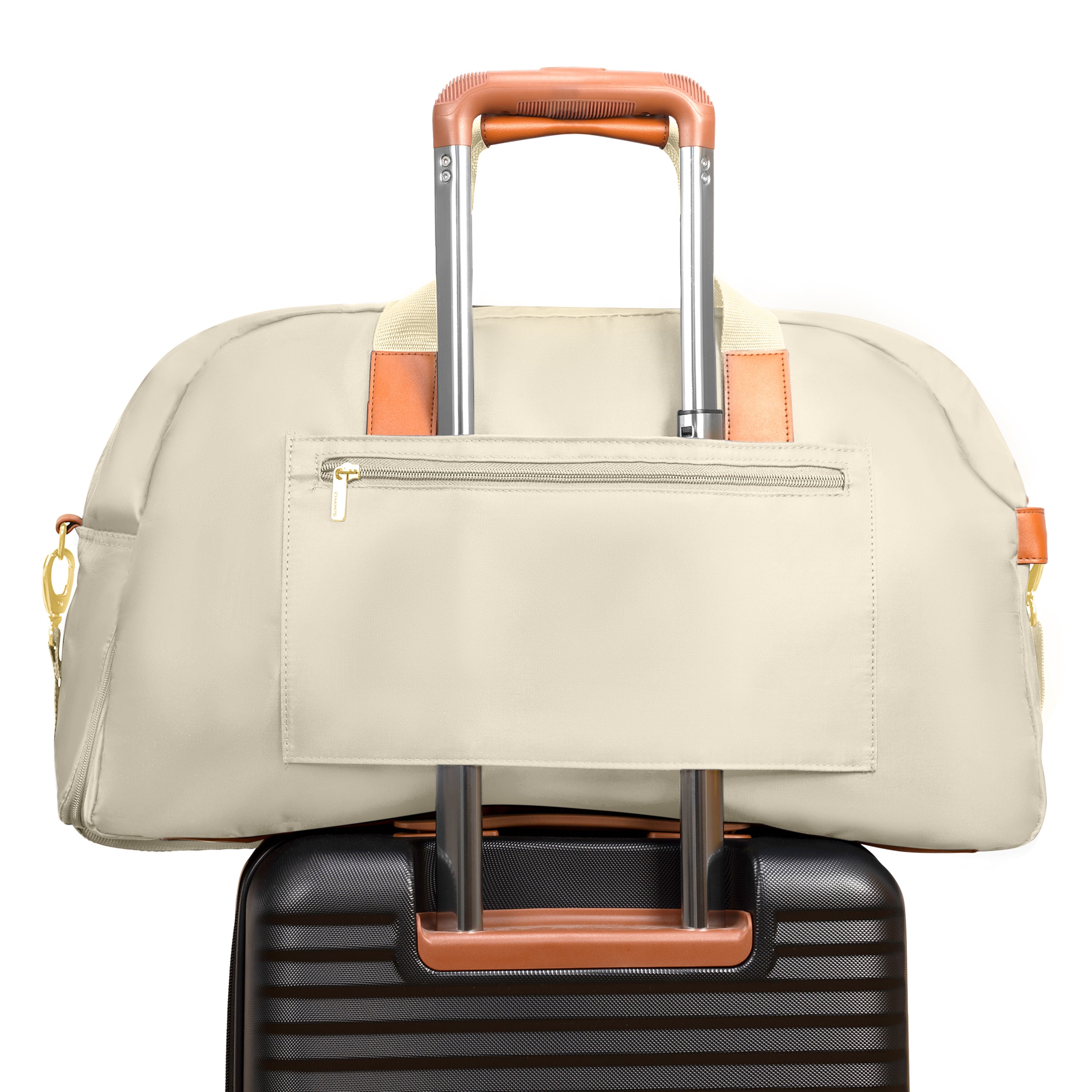 Vintage Weekender Duffle Bag for Travel, Gym & Weekend Getaways - Water-Resistant Carry-On Luggage with Spacious Storage