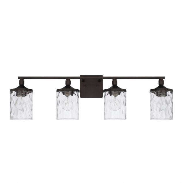 Colton Vanity Bronze - Elegant Bathroom Vanity Mirror with LED Lights for Makeup & Grooming | Perfect for Modern Home, Spa, Salon & Dressing Room Decor