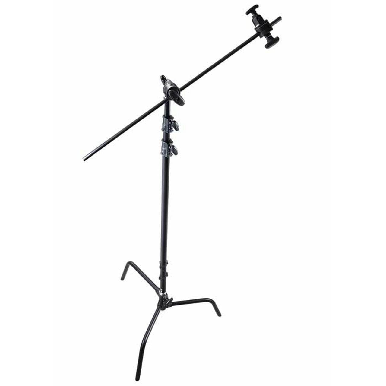 ProMaster Professional C-Stand Kit with Turtle Base 10.9' - Heavy Duty Light Stand for Photography & Video Studio (Black, Model 5584) - Perfect for Studio Lighting, Backdrops & Equipment Support