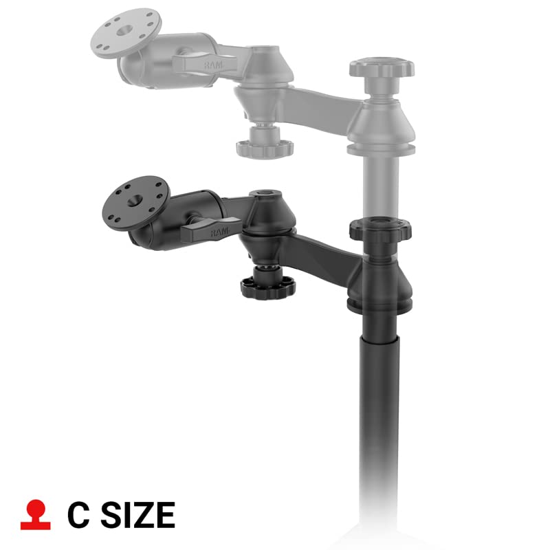 RAM MOUNTS No-Drill Mount for '05-23 Toyota 4Runner & Tacoma RAM-VB-138-SW2 - Compatible with RAM Tablet & Laptop Holders for Off-Road & Work Truck Use