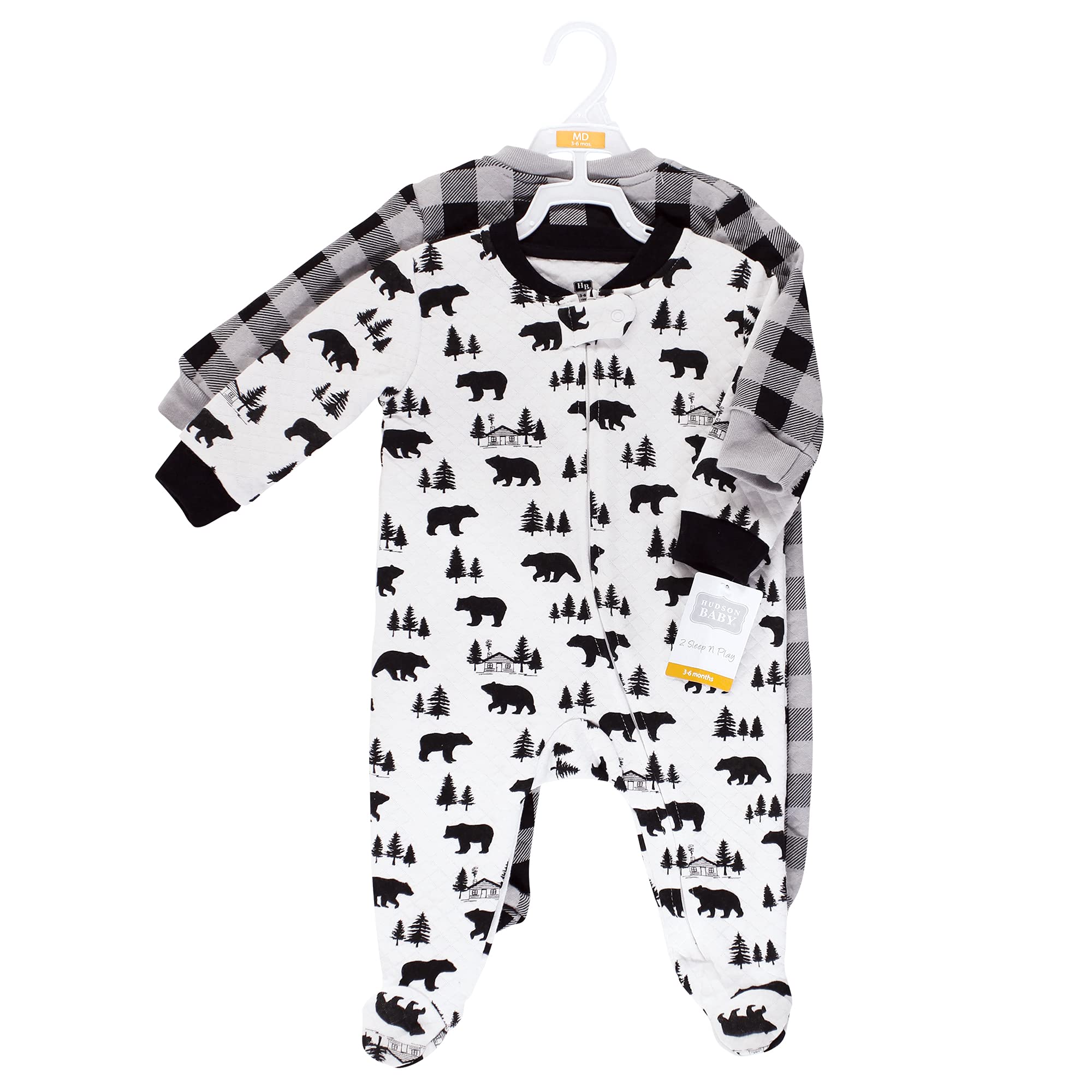 Premium Quilted Baby Girls' Sleep & Play - Cozy Outfit for Nursery & Playtime