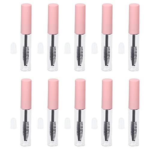 10pcs Refillable Empty Mascara Tubes for DIY Eyelash Growth Oil - Reusable Lash Extension Bottles for Home & Professional Salon Use