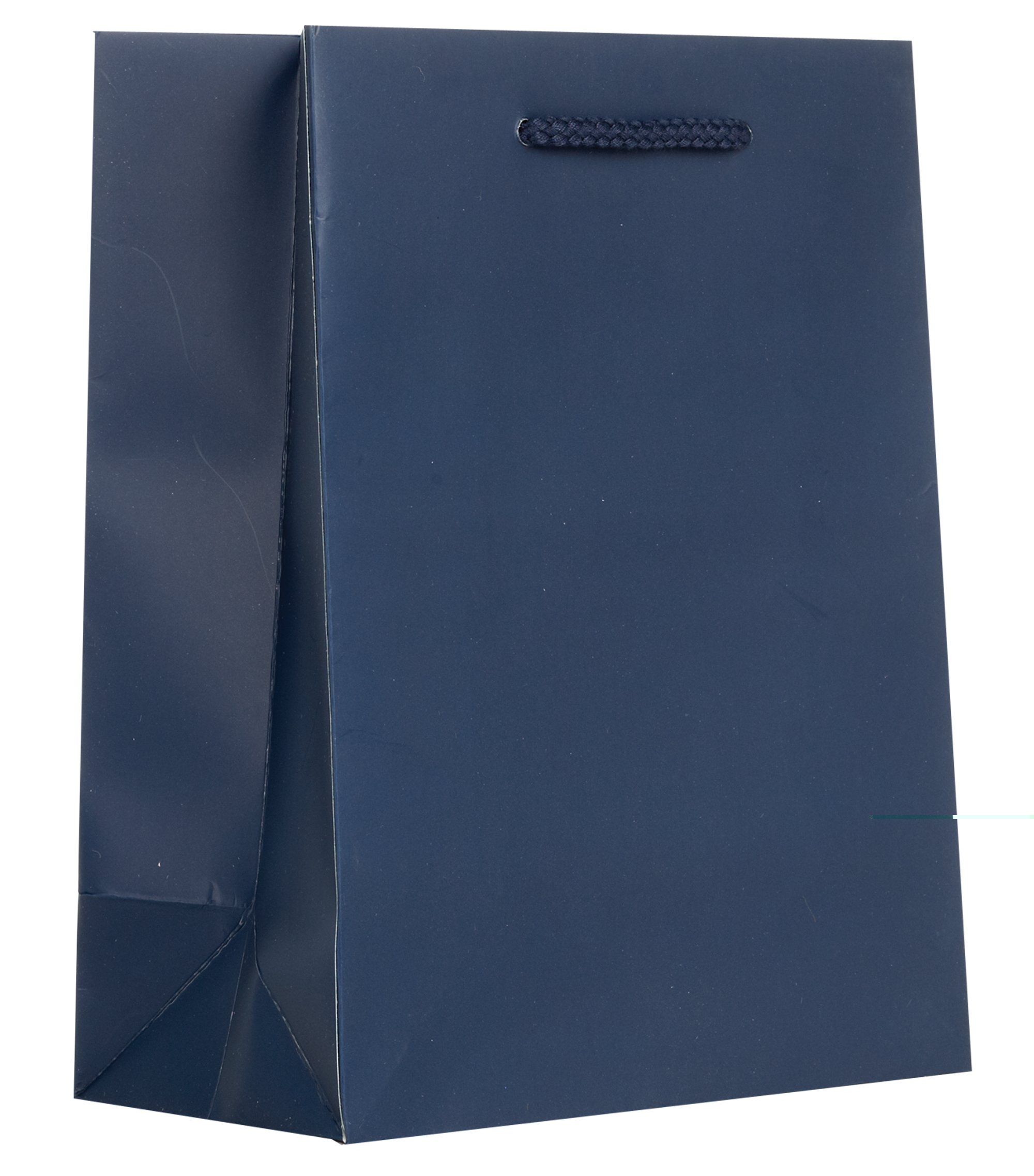 JILLSON & ROBERTS 120-Count Navy Matte Medium Gift Bags Bulk Pack (BMT926) - Perfect for Parties, Weddings, Birthdays & Corporate Events