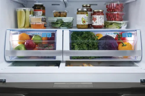 Frigidaire Gallery GRMS2773AF 26.3 Cu. Ft. Standard Depth 4-Door French Door Refrigerator in Stainless Steel - Perfect for Modern Kitchens & Large Family Storage