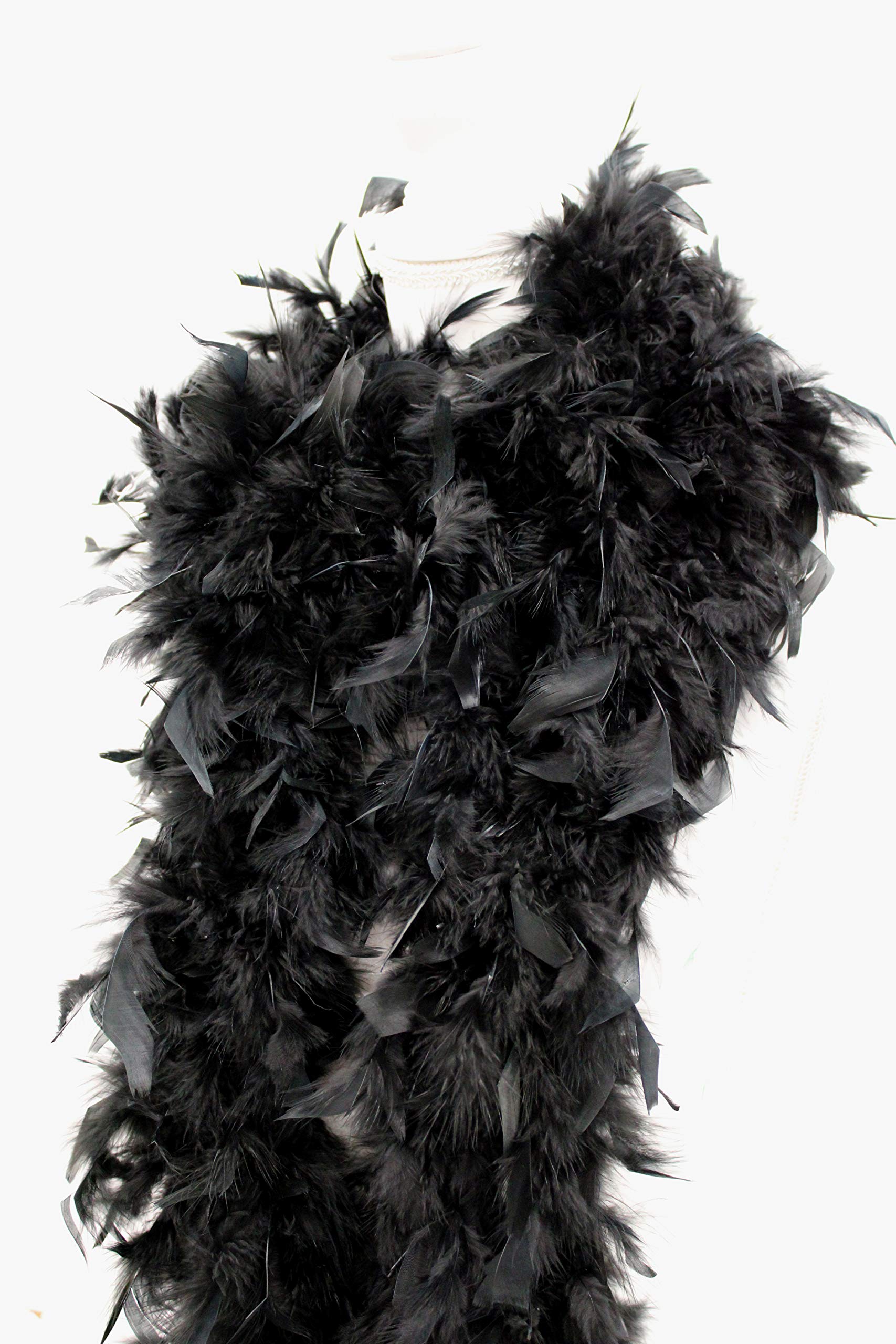 Elegant Women's Feather Boa Scarf - Soft & Fluffy Fashion Accessory for Parties, Halloween, Cosplay & Special Occasions