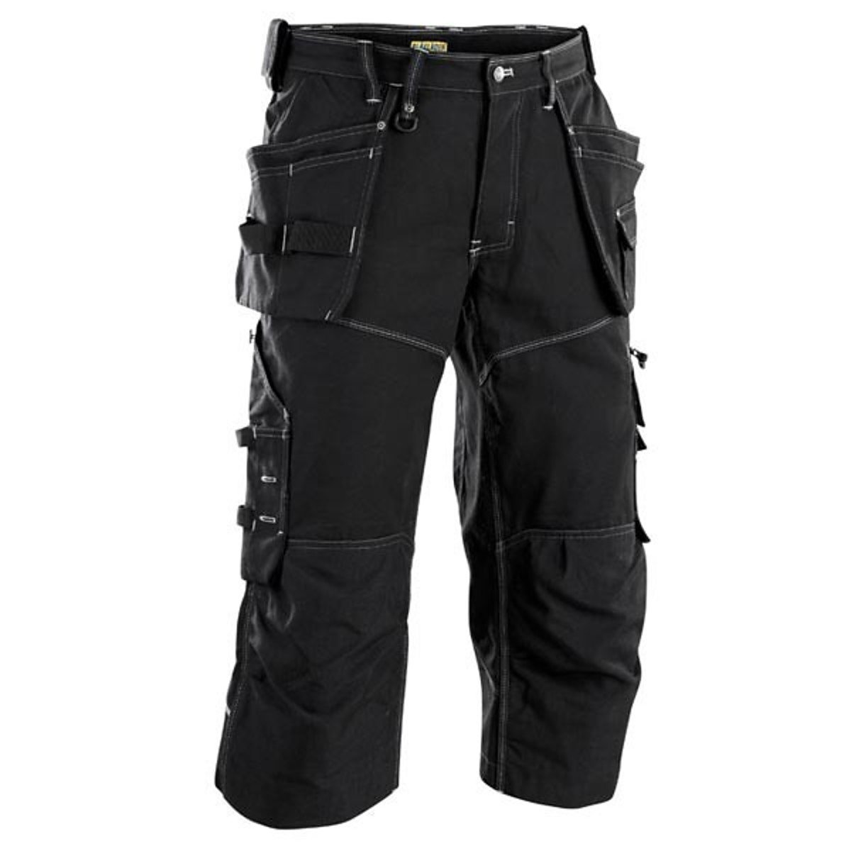 Blaklader 196213109900C52 X1900 Craftsman Work Shorts - Size 36/32, Black - Durable Carpenter Shorts for Construction, Woodworking & DIY Projects