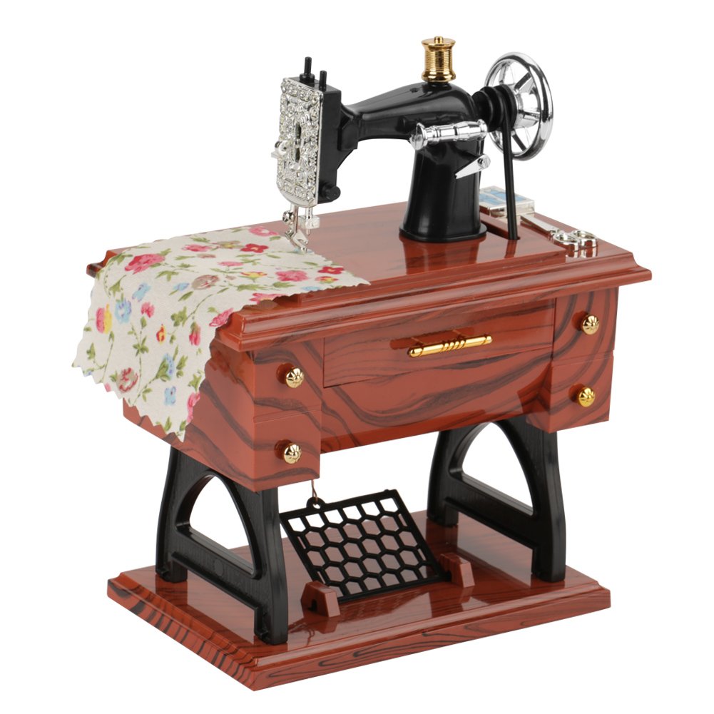 CHICIRIS Vintage Clockwork Music Box - Handmade Wooden Musical Gift for Birthday, Thanksgiving, Christmas | Perfect for Home Decor, Wedding Favors & Romantic Surprises