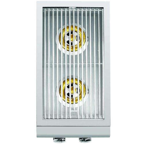 Sizzler Pro Series SIZPROSB2 24,000 BTU 13-Inch Built-In Double Side Burner - Natural Gas/LP Compatible - Perfect for Outdoor Cooking, BBQs, and Patio Grilling