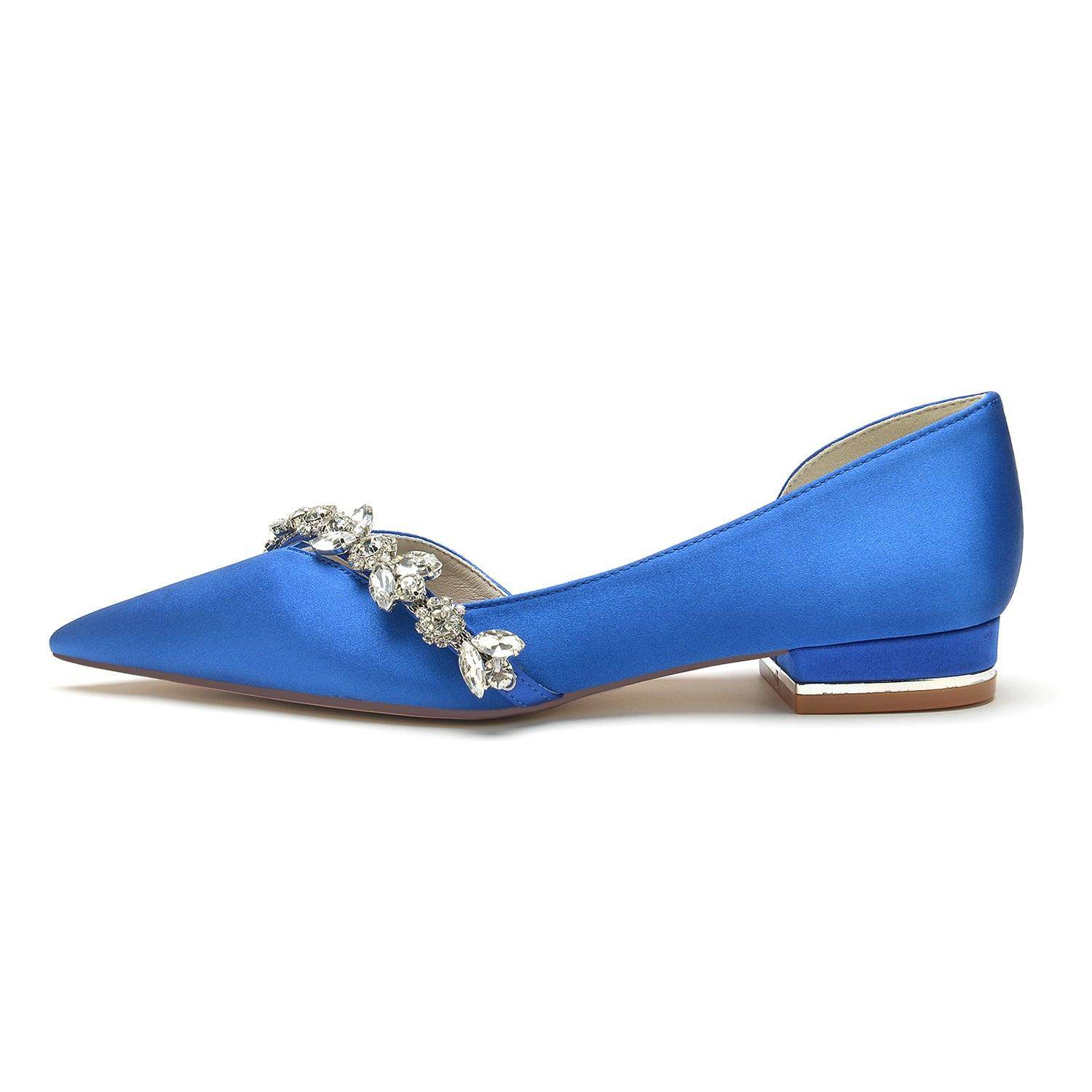 Flat Heel 2.5cm Silk-Like Comfortable Women's Shoes CK0361 - Perfect for Office, Wedding & Daily Wear