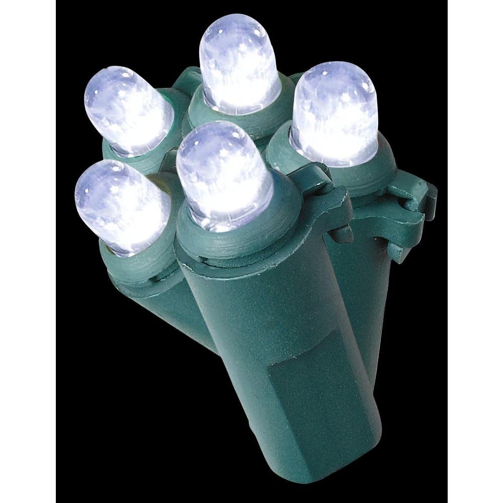 200-Light LED Cool White Dome String Lights for Christmas & Holiday Decor - Indoor & Outdoor Use for Trees, Patios, and Parties