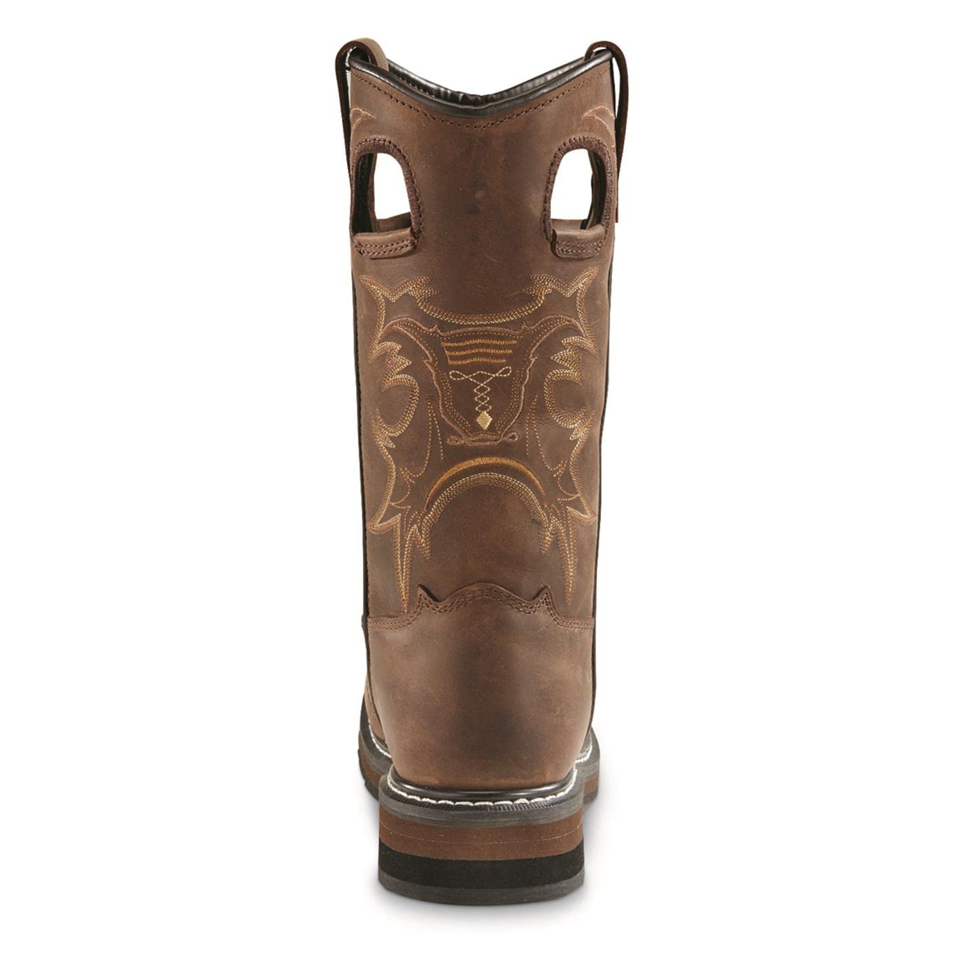 Guide Gear Bandit II Men's Concealed Carry Western Cowboy Work Boots - Waterproof Leather Rodeo Shoes for Outdoor, Ranch & Casual Wear