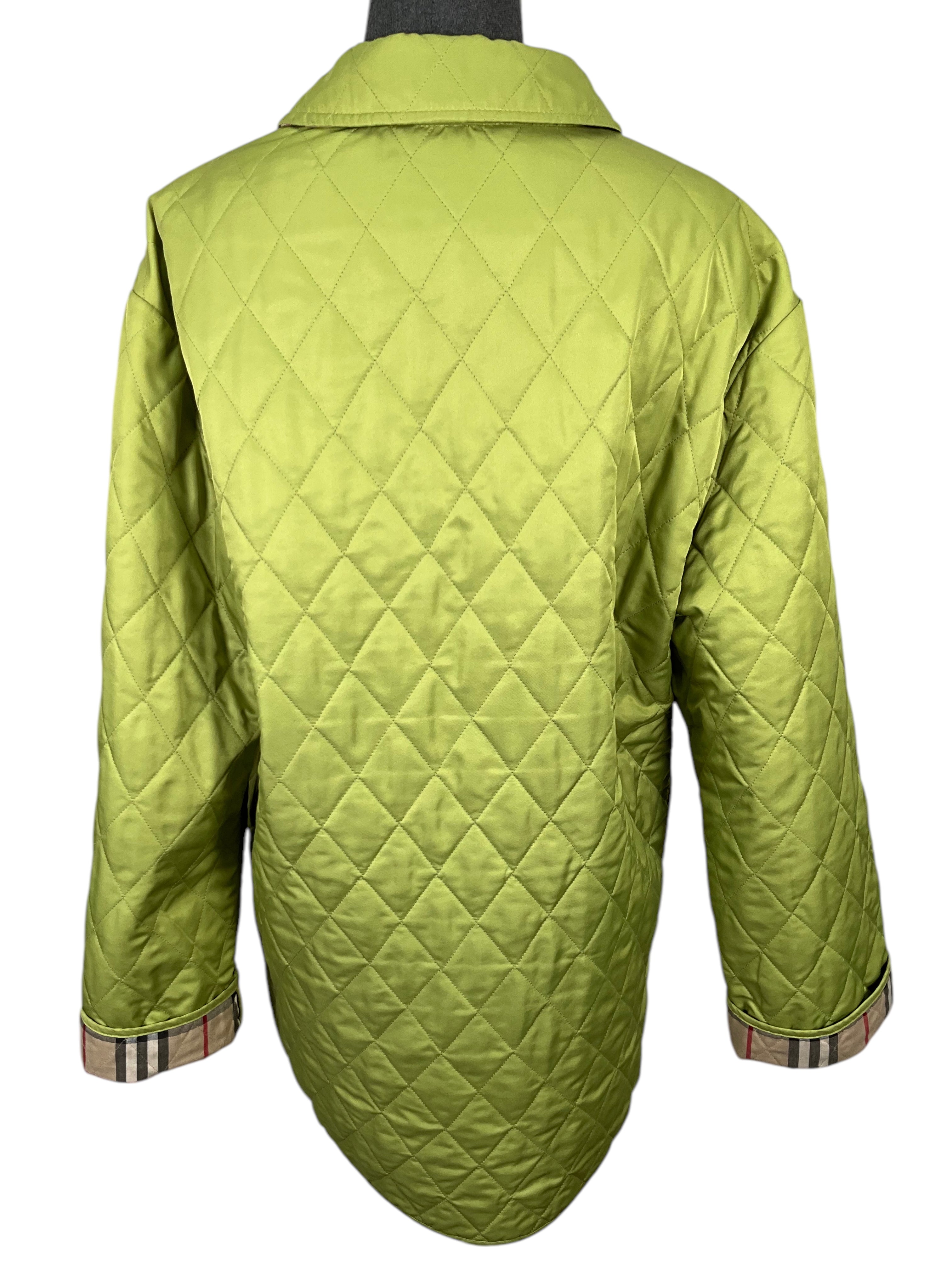 Burberry London Diamond Quilted Jacket for Women - Size Large (L) | Luxury Quilted Coat with Diamond Pattern | Perfect for Fall, Winter & Formal Occasions