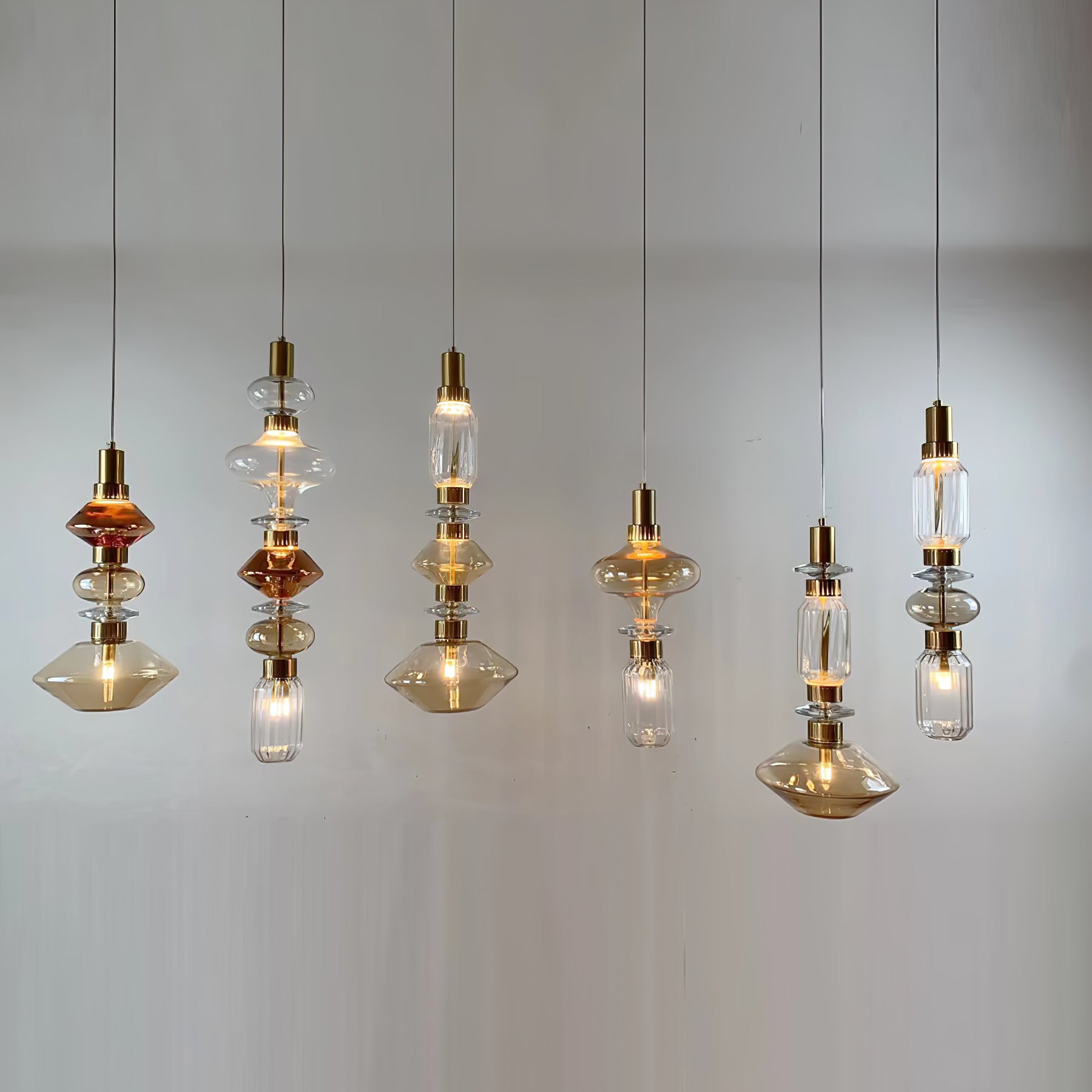 Elegant Ballet Pendant Light - Modern Crystal Glass Ceiling Lamp for Living Room, Bedroom & Dining Room - Perfect for Home Decor and Romantic Ambiance