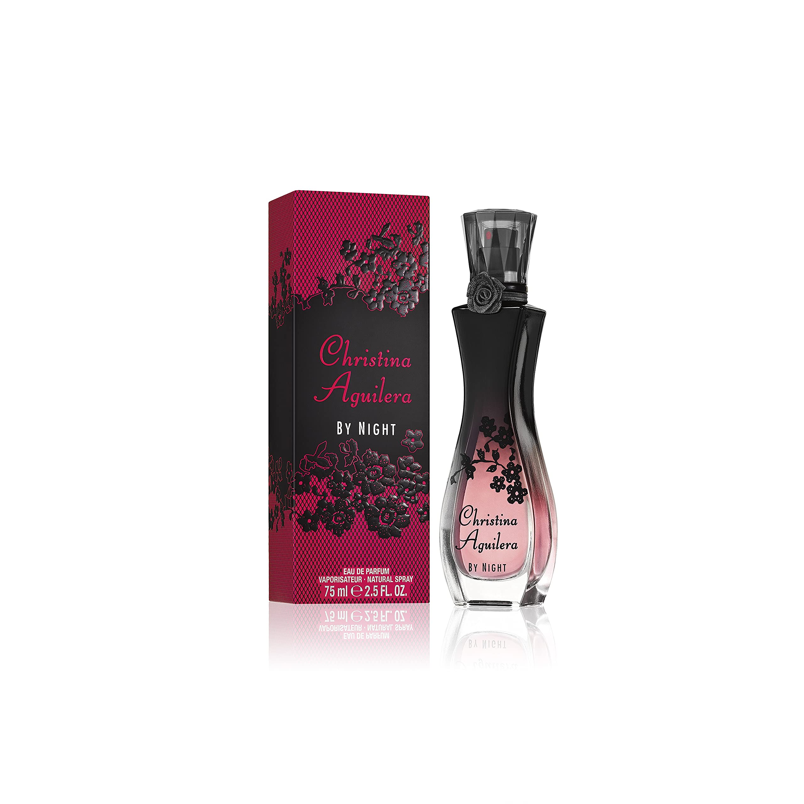 Christina Aguilera By Night Eau De Parfum 75ml - Women's Floral Fruity Perfume for Evening Events & Romantic Occasions