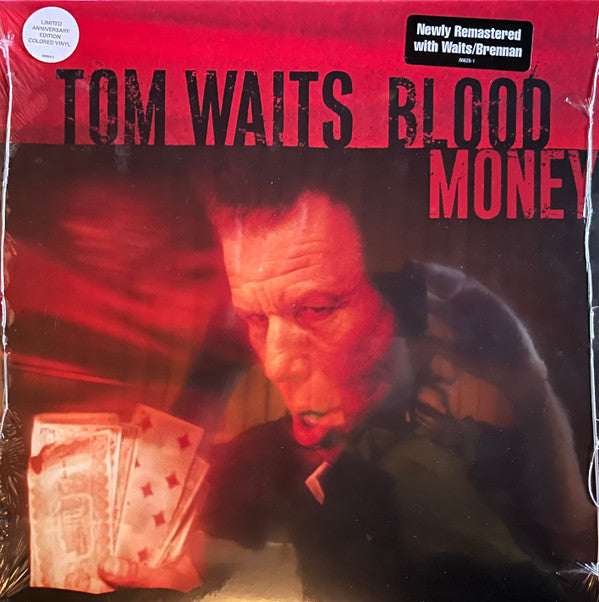 Tom Waits Blood Money Limited Edition Red Vinyl LP Album - Remastered Reissue Mint Condition for Audiophiles & Record Collectors - Perfect for Vinyl Enthusiasts & Music Lovers