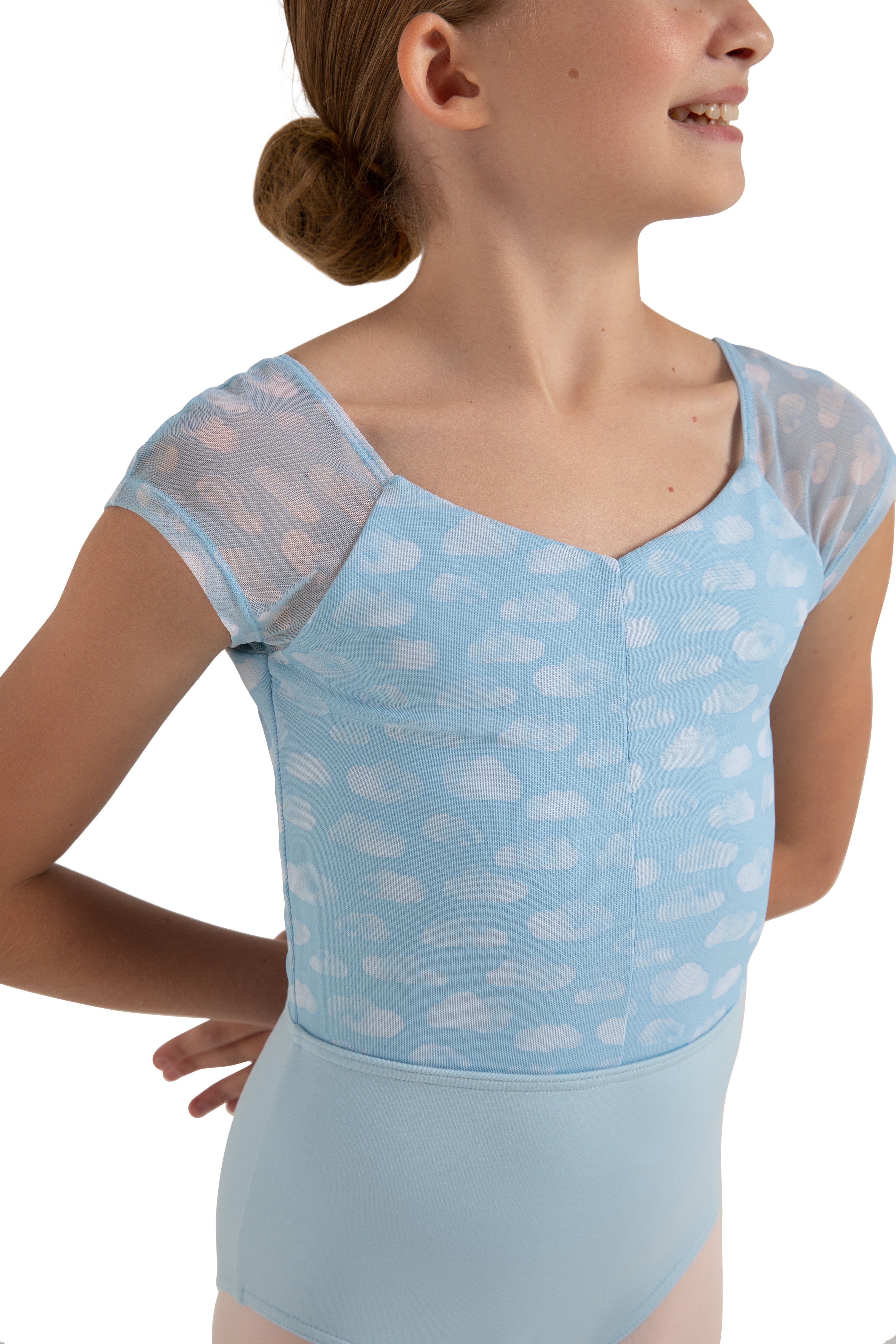 Cloud Nine Rainbow Leotard for Girls - Colorful Dance Gymnastics Costume for Ballet, Cheerleading & Performance - Stretchy Comfort Fit