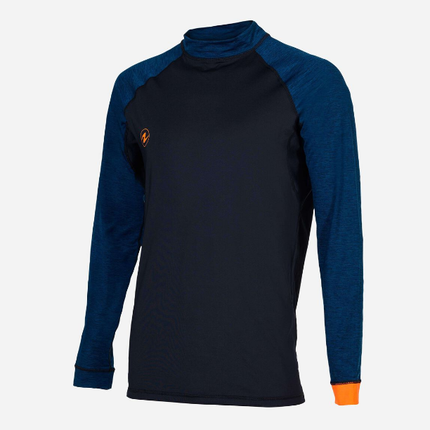 Aqualung Men's Slim Fit Long Sleeve Rashguard UPF 50+ Sun Protection Shirt for Swimming, Surfing & Water Sports | Quick Dry & Comfortable