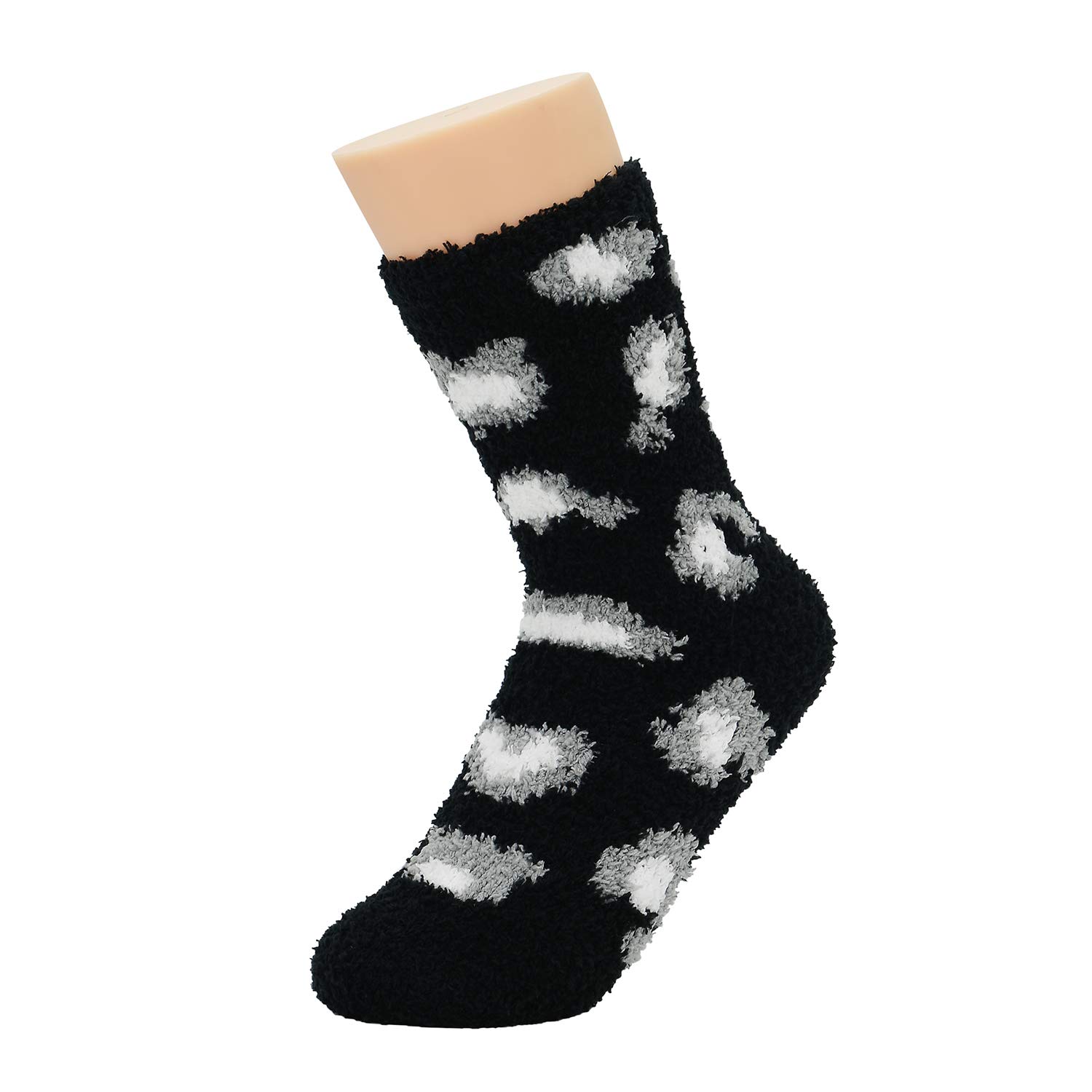 Zando Women's Fuzzy Socks - Winter Warm & Super Soft Fluffy Slipper Socks | Cozy Fleece-Lined Home Socks for Indoor & Outdoor Wear | Perfect for Lounging, Sleeping & Cold Weather Comfort