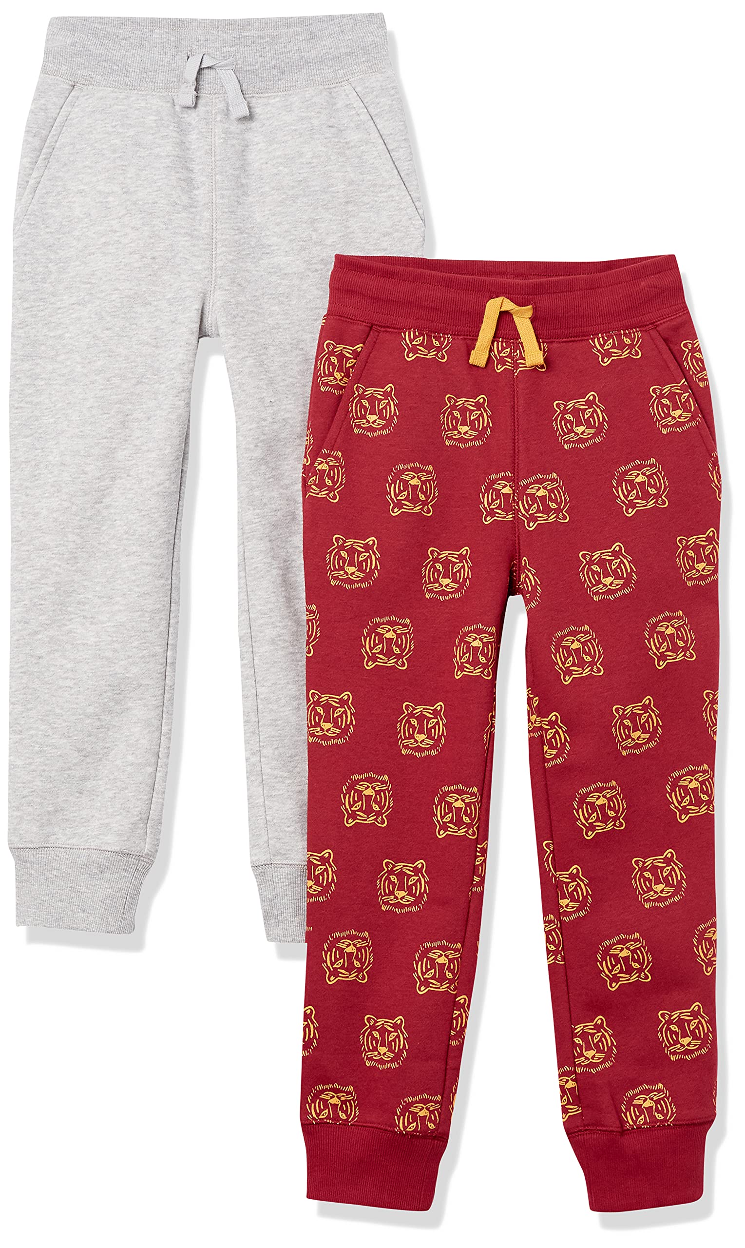 Amazon Essentials Boys and Toddlers' Fleece Jogger Sweatpants - Soft & Comfortable Multipack for Playtime, School & Everyday Wear
