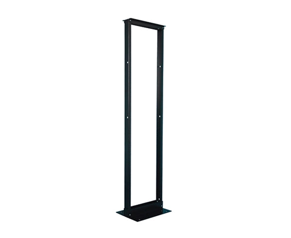 42U 48U 2 Post Network Relay Rack - Heavy Duty Aluminum or Steel Server Rack for Data Center, IT Equipment & Home Office Use