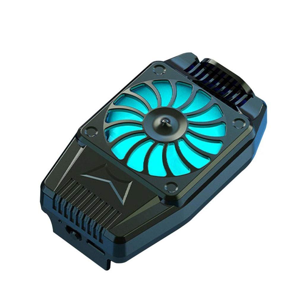 Portable USB-Powered Phone Cooling Fan - Snap-on Mobile Phone Cooler for Gaming & Overheating Prevention | Perfect for Gaming, Streaming & Long Phone Use (Color: B)
