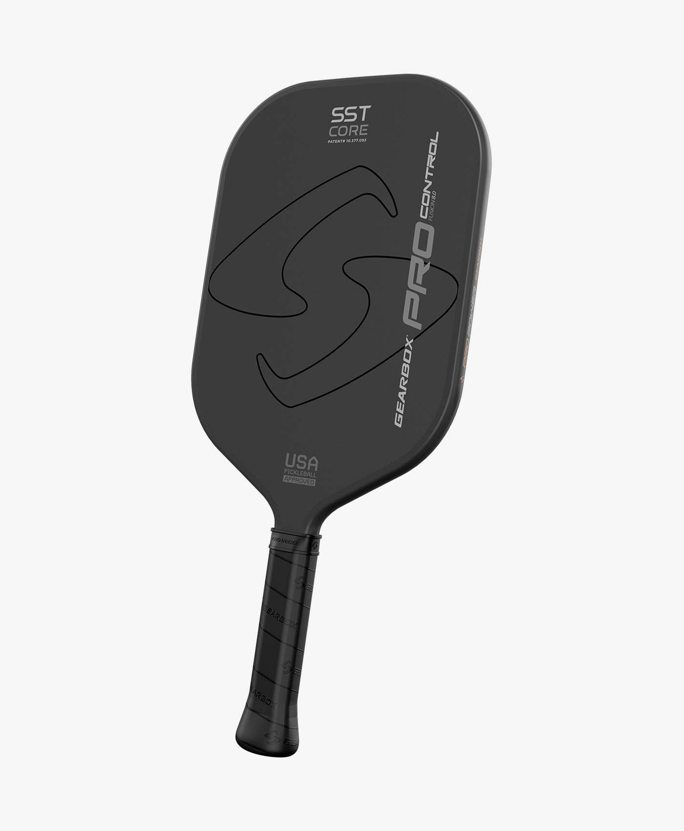 Premium Gearbox Pro Control Fusion Pickleball Paddle - Carbon Fiber Face with Comfort Grip - Perfect for Competitive Play & Recreational Games