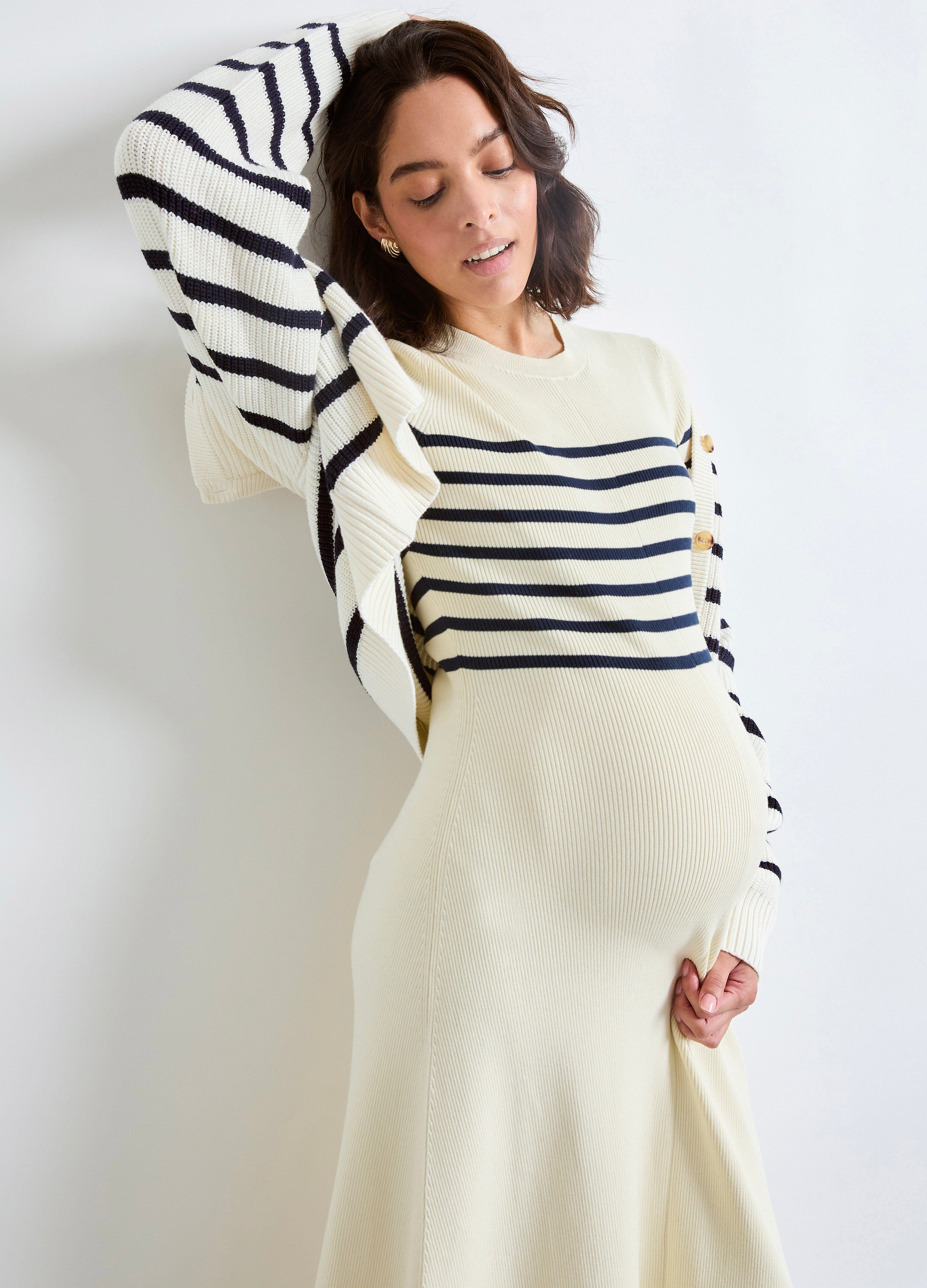 Kaitlyn Cotton Rib Dress for Women - Soft & Comfortable Casual Summer Dress - Perfect for Beach, Brunch, and Everyday Wear