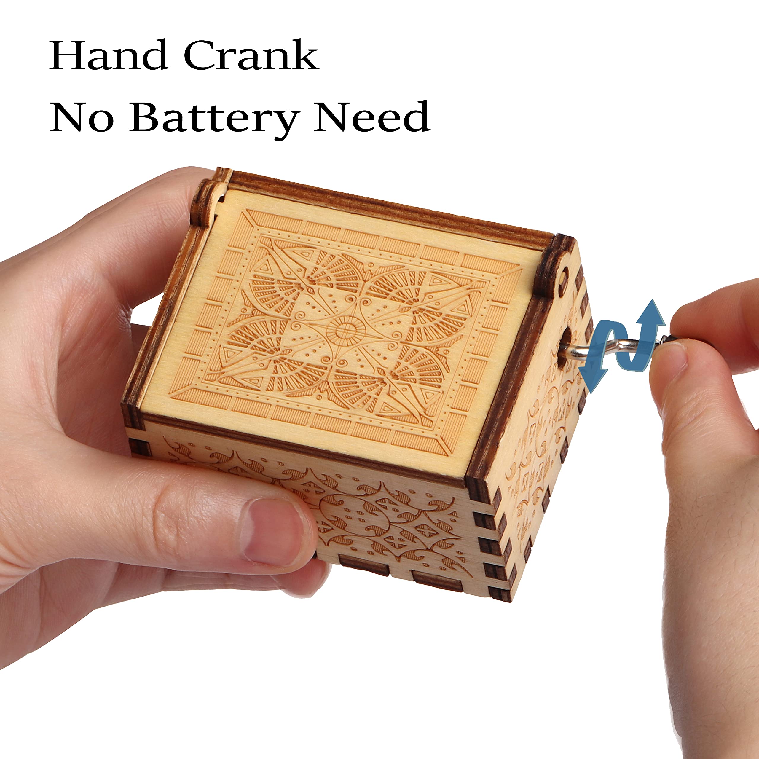Wooden Music Box Gift for Mom - Birthday, Mother's Day & Anniversary - Perfect for Daughter & Son Gifts
