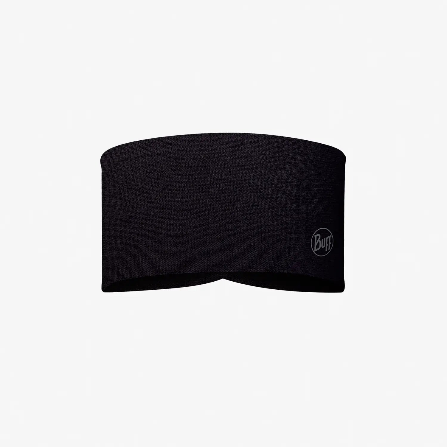 Buff Black Coolnet UV Ellipse Adult Headband - Moisture Wicking Sun Protection for Running, Hiking & Outdoor Sports