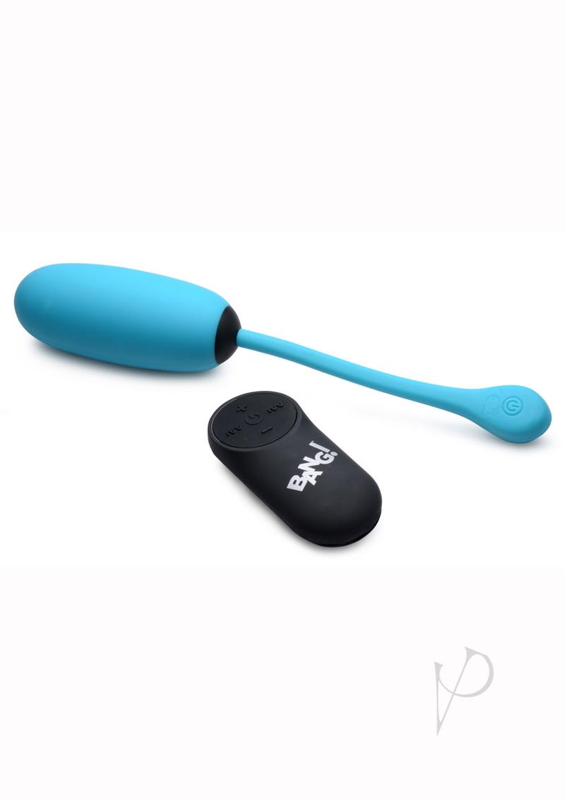 28 Pack Rechargeable Silicone Remote Control Vibrating Eggs - Blue - Perfect for Couples, Parties & Adult Play