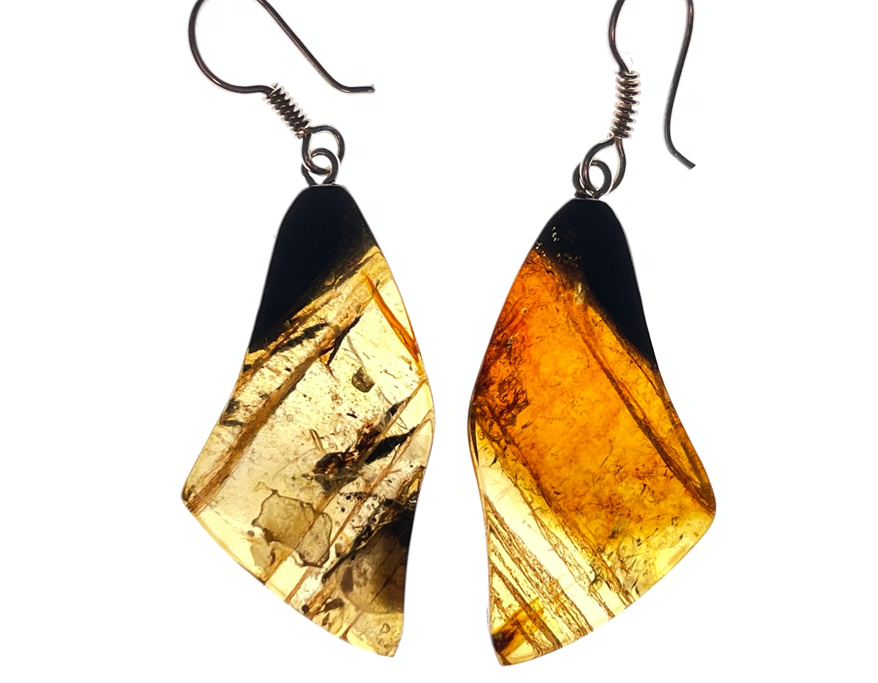 AMBER Crystal Earrings – Handmade Statement Dangle Earrings with Healing Stones | Elegant Jewelry for Women, Gift for Her, Boho & Party Wear