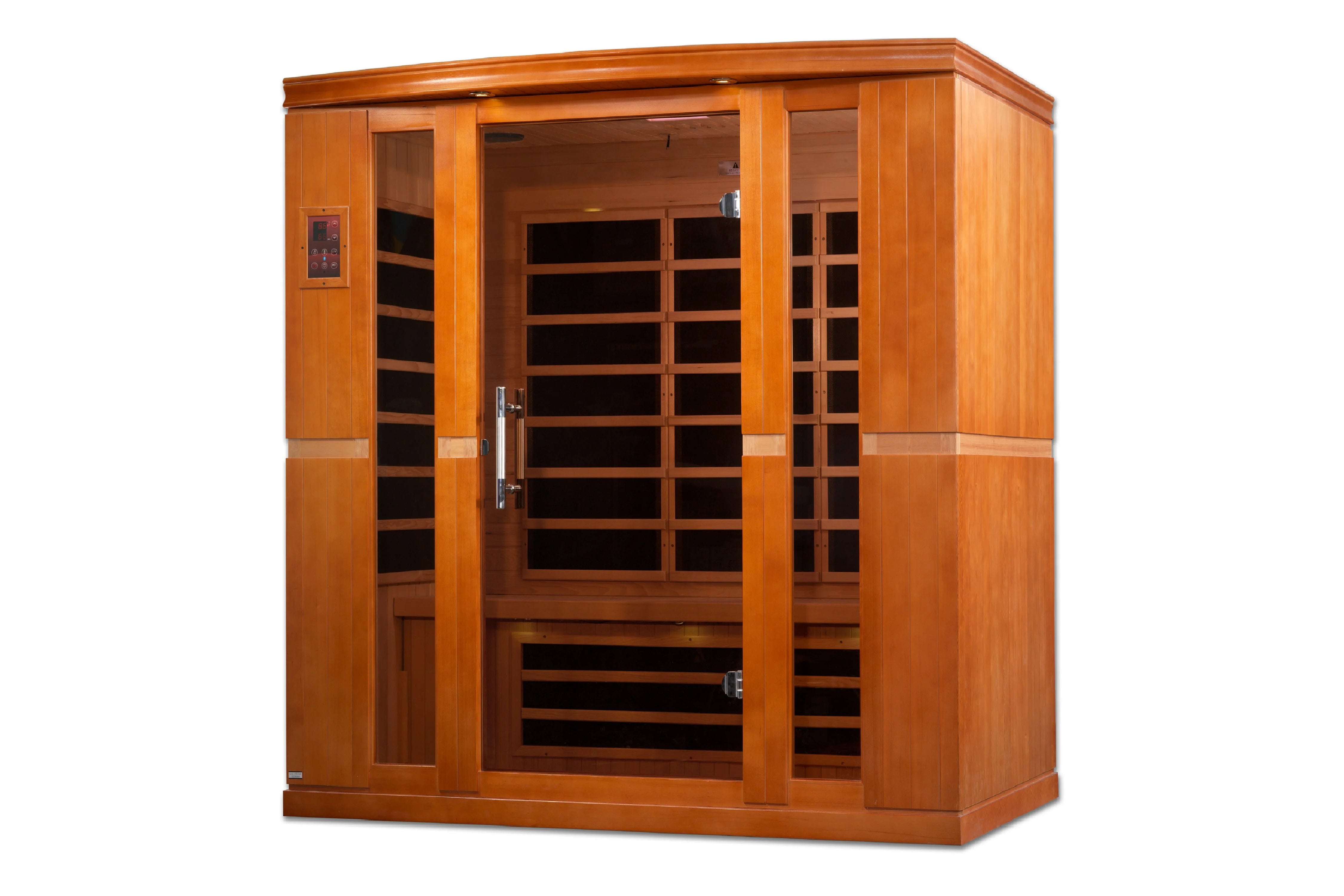 Golden Designs Bergamo 4-Person Low EMF FAR Infrared Sauna - Wheelchair Accessible Home Spa for Relaxation & Detox
