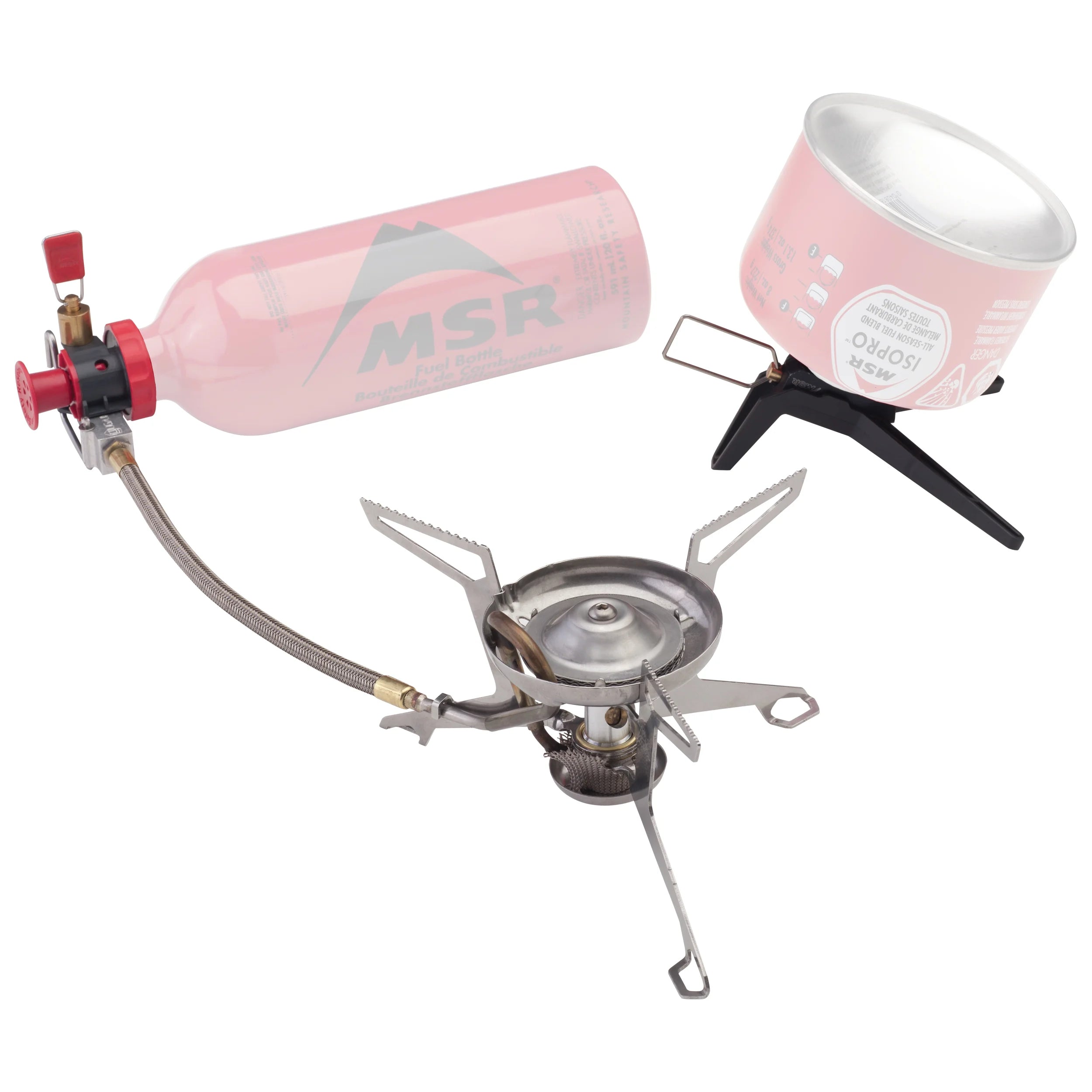 MSR WhisperLite Universal Backpacking Stove - Lightweight Camping Stove for Hiking, Backpacking & Outdoor Adventures - Compatible with Multiple Fuel Types