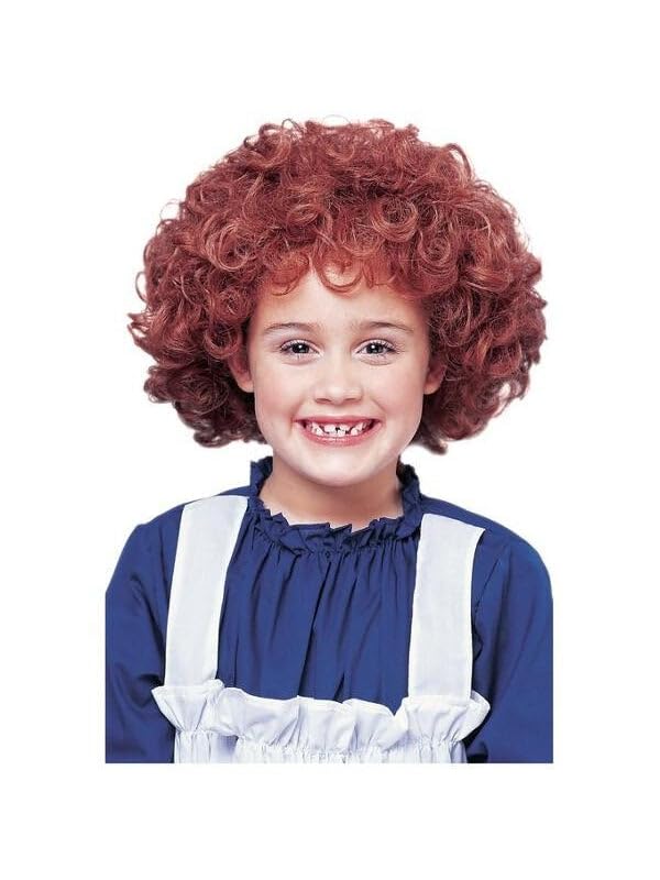 Annie Orphan Red Wig for Kids - Perfect for Halloween Costumes, Cosplay, and Theatrical Performances