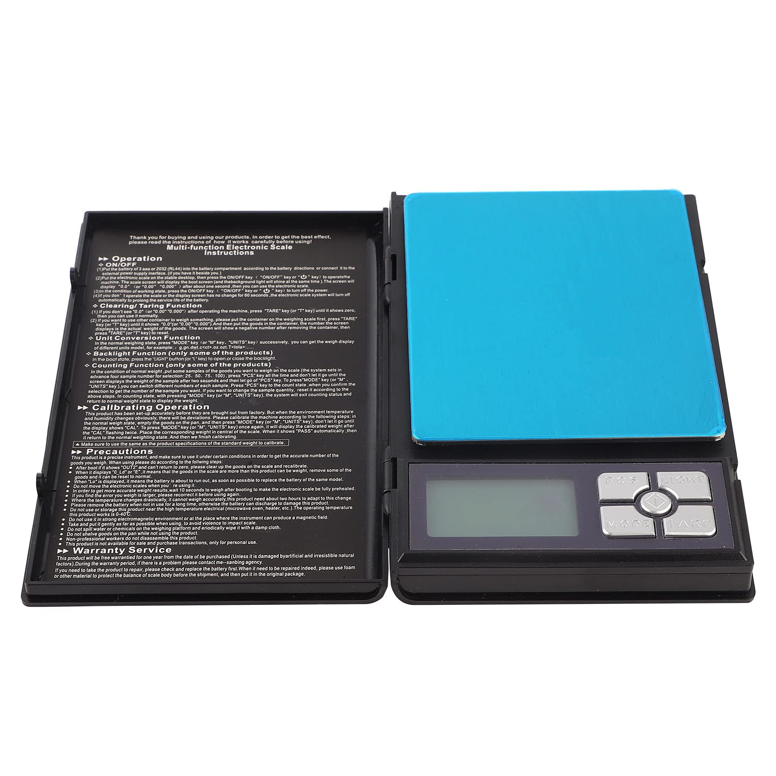 Precision Digital Scale - Handheld LCD Jewelry Scale for Weighing Gems, Diamonds & Precious Metals | Portable Lab Scale for Jewelers, Pharmacists & Coin Collectors | Perfect for Home, Office & Laboratory Use