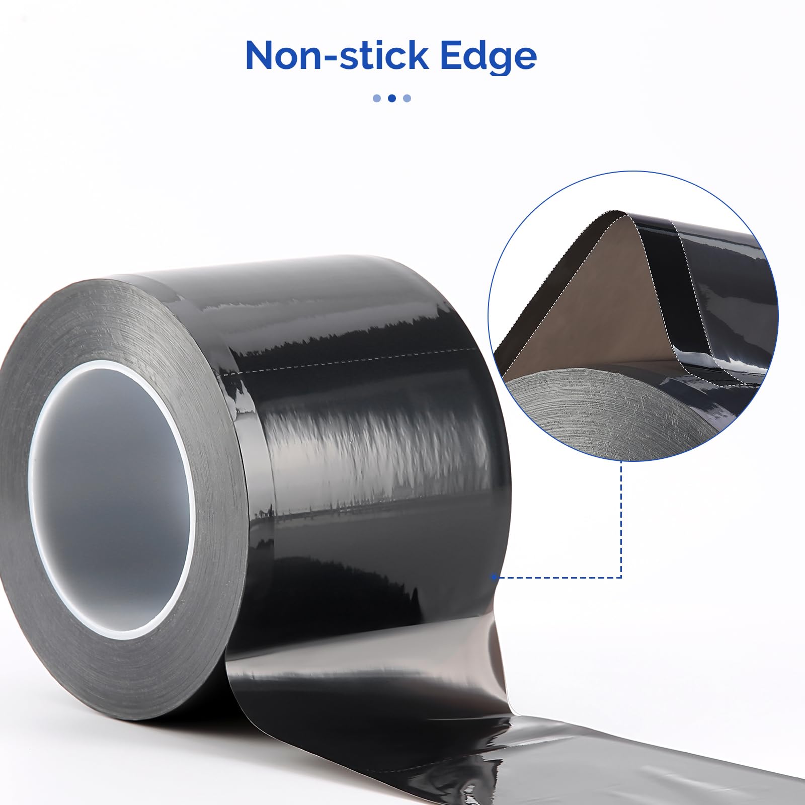 JMU Black Barrier Film 12 Rolls - 4 x 6 Inch Dental Medical Tattoo Tape (1200 Sheets/Roll) - Waterproof Adhesive Protection for Tattoo Aftercare, Dental Procedures & Wound Care