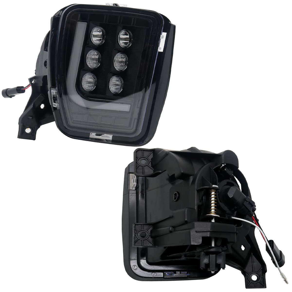 2013-2021 Dodge Ram 1500 LED Fog Lights with DRL | Daytime Running Lights Replacement Kit | 1 Pair Set | Perfect for Off-Roading & Night Driving