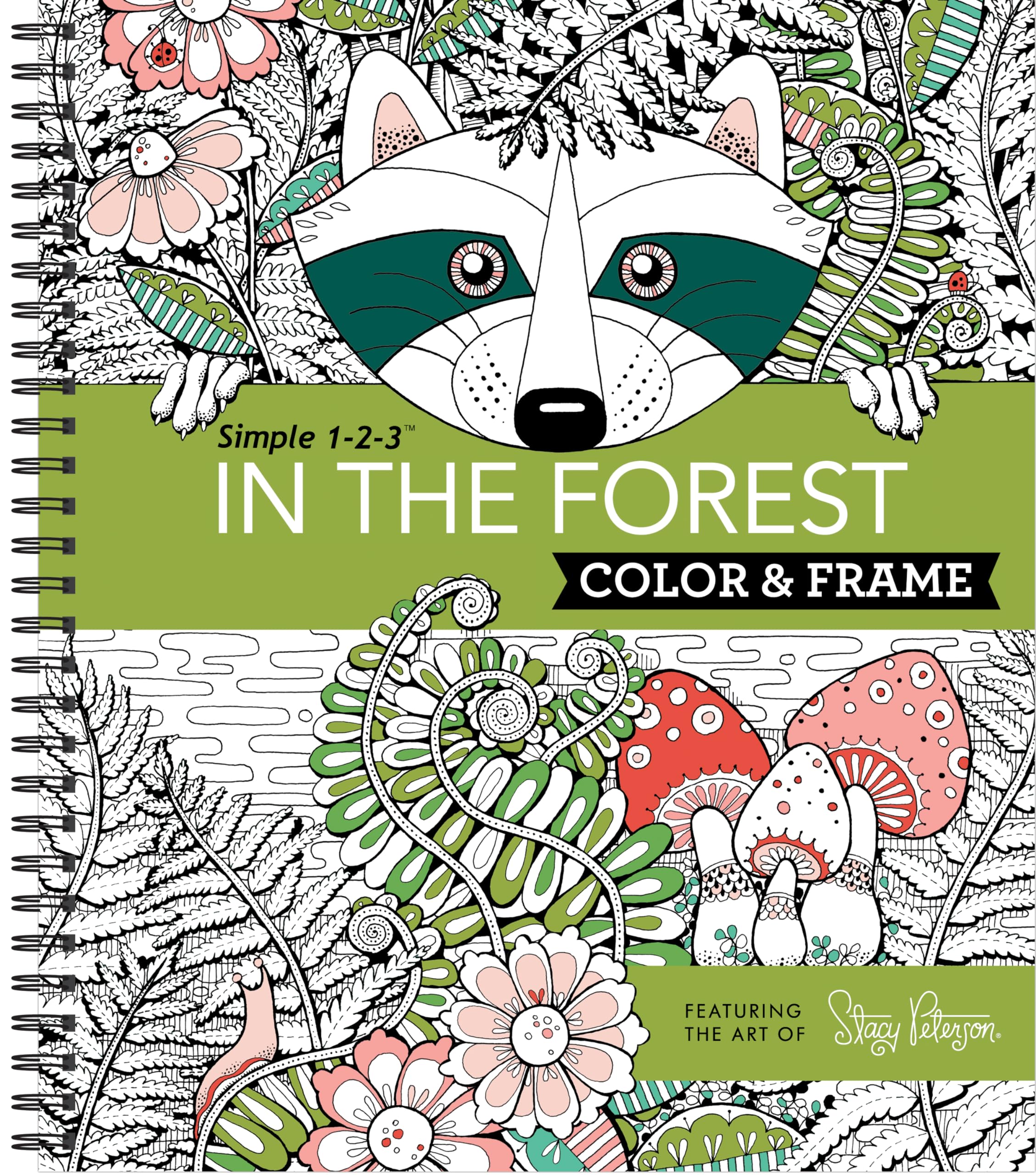 In the Forest - Adult Coloring Book with Beautiful Nature Scenes for Stress Relief & Creativity | Perfect for Relaxation, Art Therapy & Gift Giving