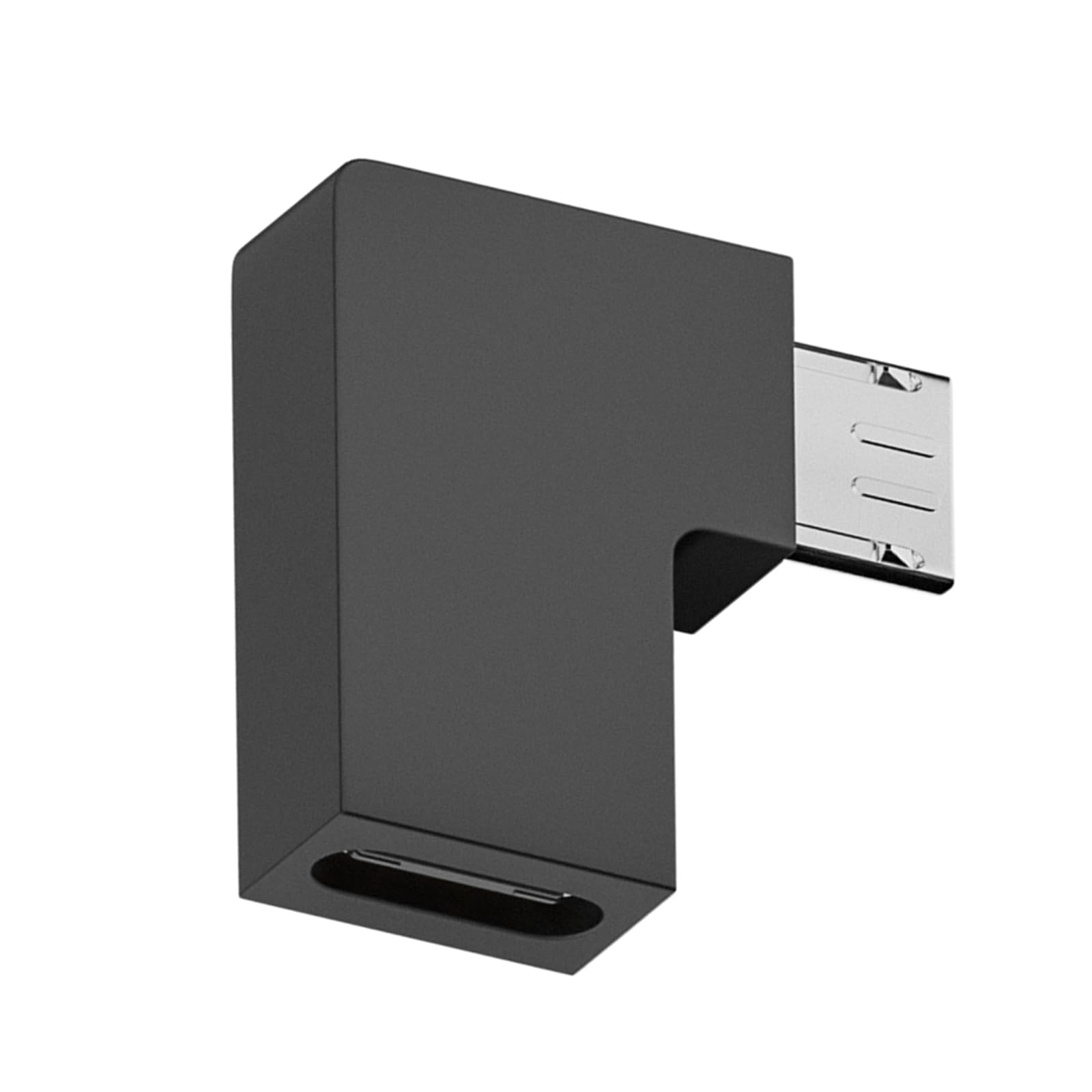 Exingk USB C to Micro USB Adapter - 480Mbps High-Speed Data Transfer, 90 Degree Angled Design for Easy Connection - Perfect for Smartphones, Tablets, and USB C Devices