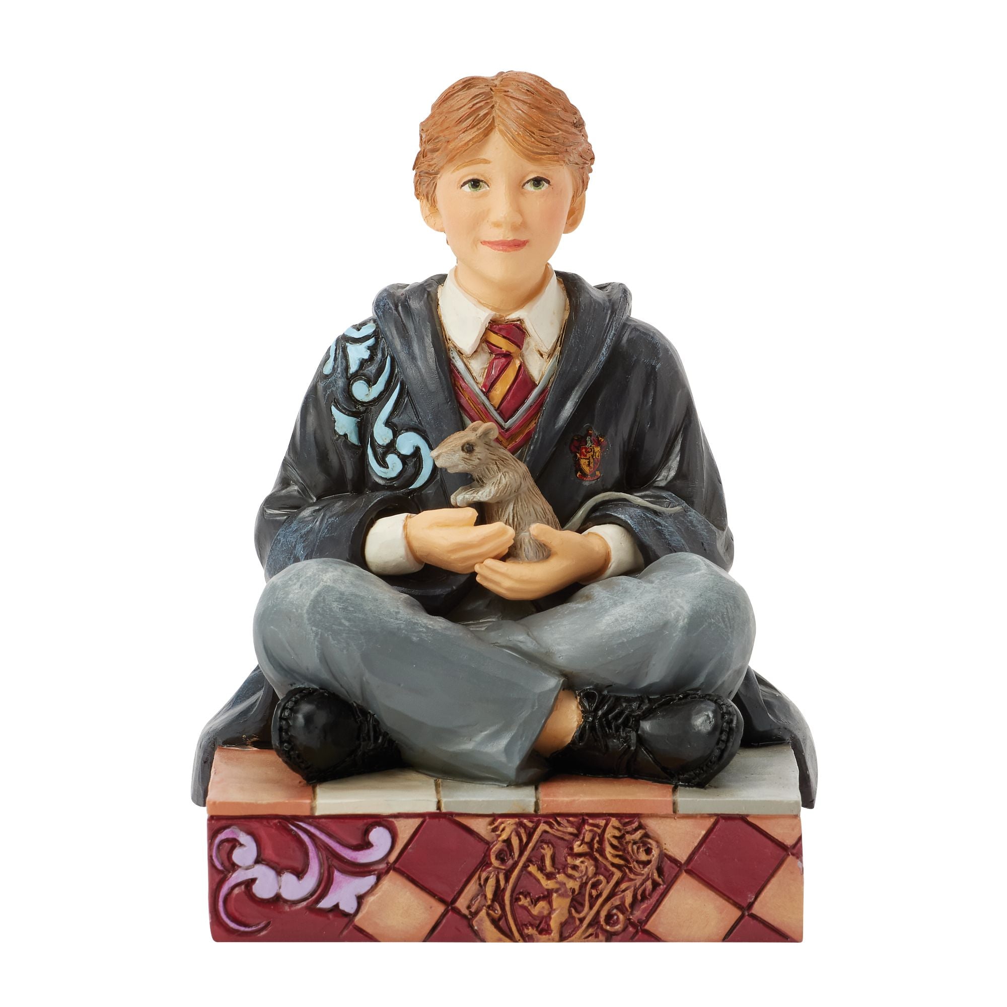 Ron with Scabbers - Harry Potter Collectible Figure Set - Perfect for Display, Gifts, and Potterhead Collections