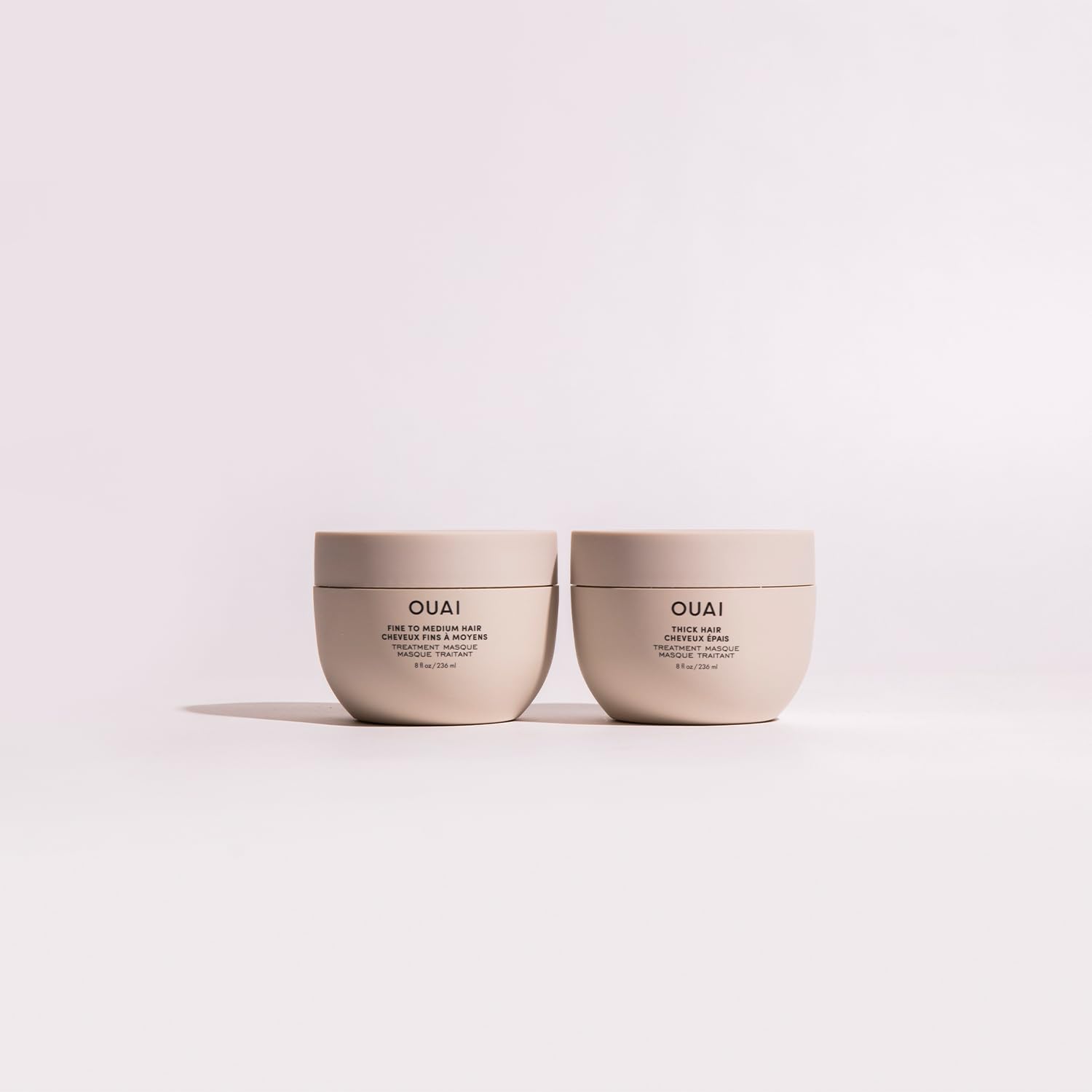 OUAI Fine Hair Shampoo, Conditioner & Hair Mask Set - Volumizing, Strengthening & Repairing for Thin Hair - 3 Piece Hair Care Kit (10oz Shampoo, 10oz Conditioner, 8oz Treatment) - Perfect for Daily Use & Salon-Quality Results at Home