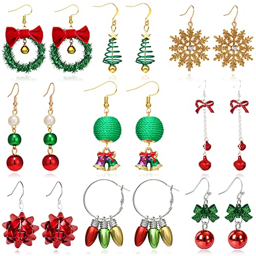 C-Christmas Earrings Set