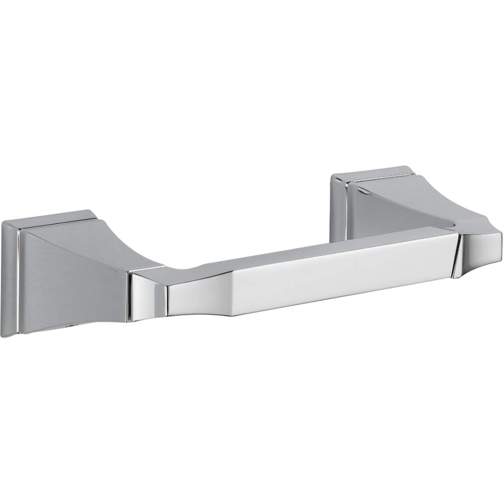Delta Faucet 75150 Dryden Chrome Toilet Paper Holder - Modern Bathroom Tissue Dispenser for Home, Office & Restroom