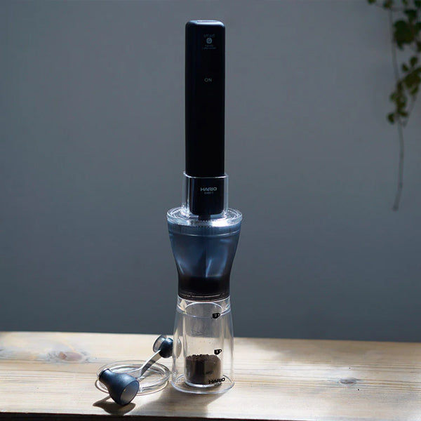 Hario Electric Coffee Grinder Attachment & Adapter Kit - Compatible with V60, Chemex & Pour Over Brewing - Perfect for Home Baristas & Coffee Enthusiasts