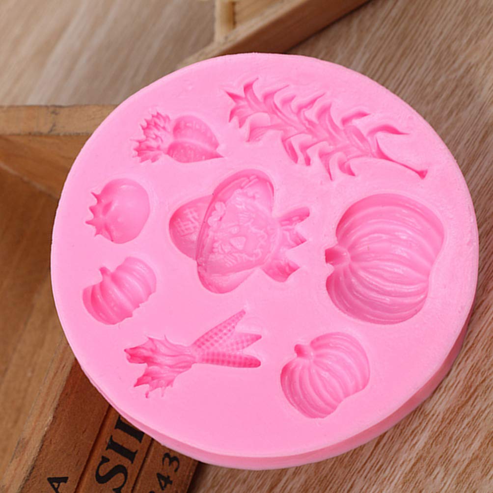 Premium Silicone Pumpkin Cake Mold - Fall & Thanksgiving Baking Supplies for DIY Desserts, Candy, and Vegetable Shaped Treats | Perfect for Home Bakers, Professional Chefs, and Holiday Kitchen Decor