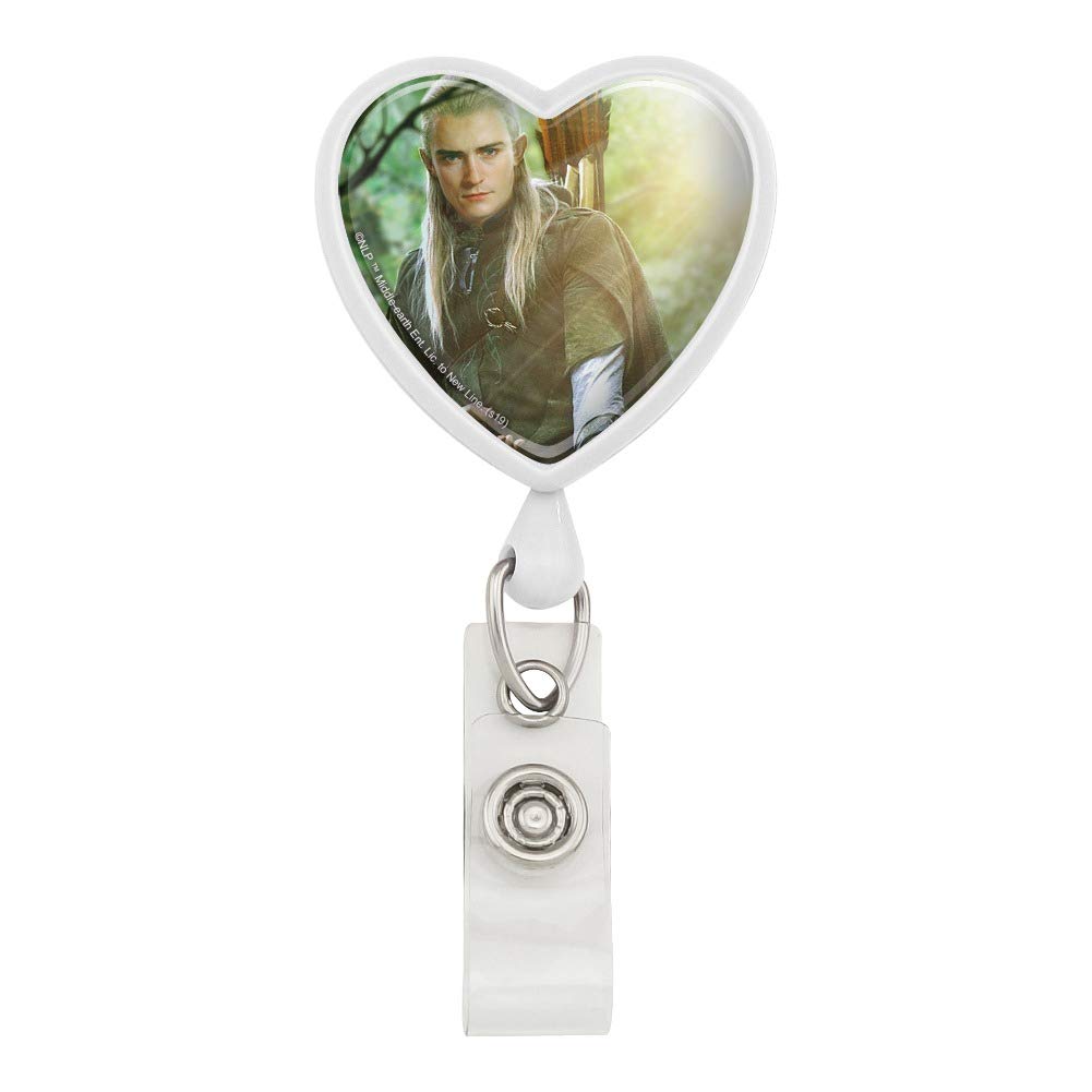 Lord of the Rings Legolas Badge Holder - Retractable ID Card Lanyard with Character Design | Perfect for Conventions, Work Security Cards & Fan Collectibles