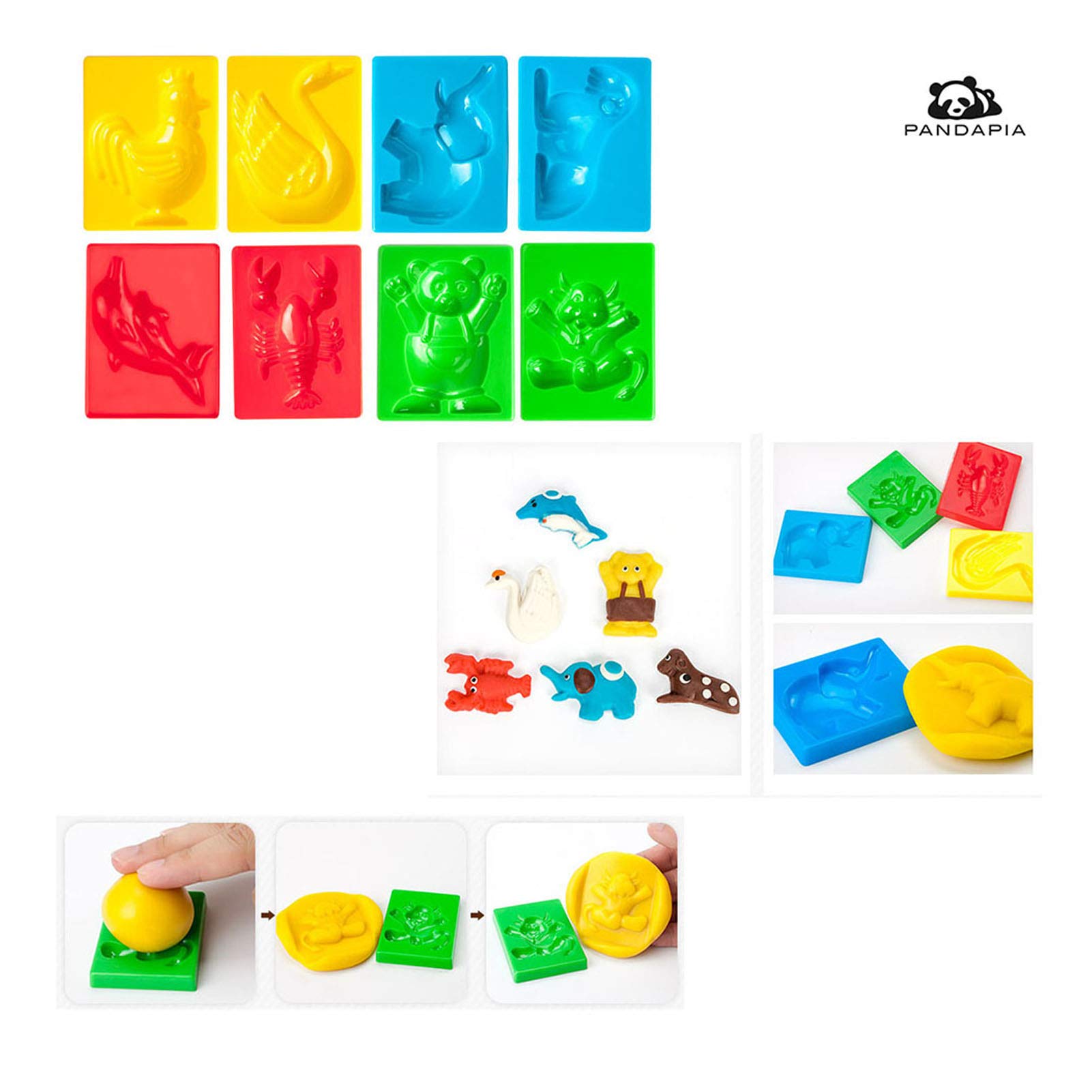 48-Piece Play Dough Tools Set for Kids - Playdough Accessories, Molds, Scissors & Cookie Cutters - Preschool Art Toys & Party Favors - Perfect for Creative Play, Classroom Activities & Birthday Gifts