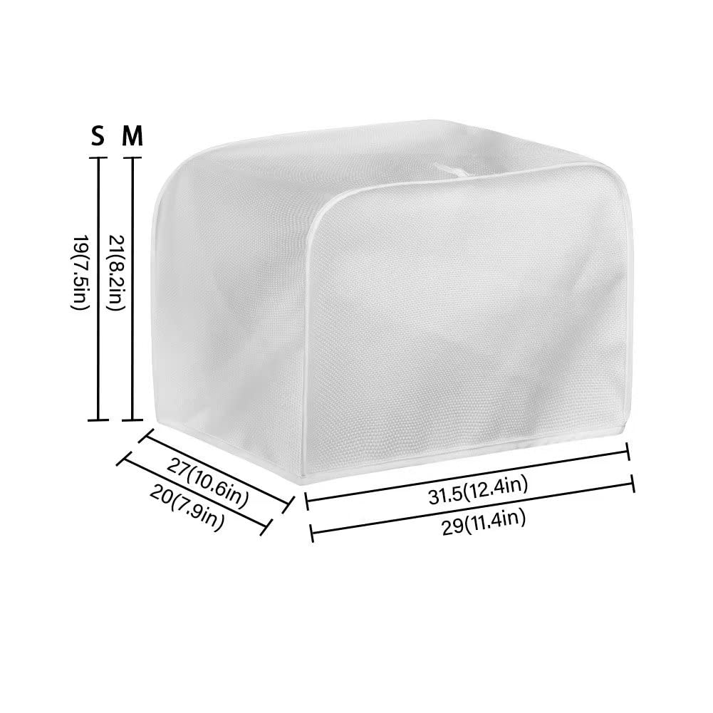 FOR U DESIGNS Strawberry Print Bread Machine & Toaster Oven Cover - Fashionable, Durable & Washable 2-Slice Toaster Cover for Small Kitchen Appliances - Perfect for Countertop Protection & Stylish Kitchen Decor